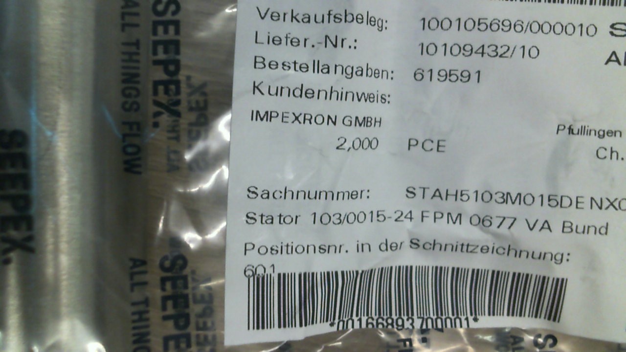 Stator - Pos. 601
