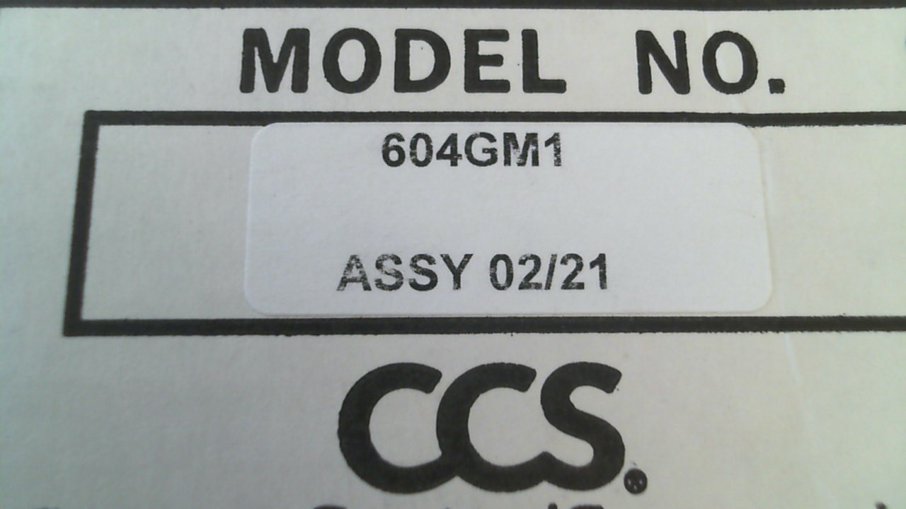 Type: 604GM1