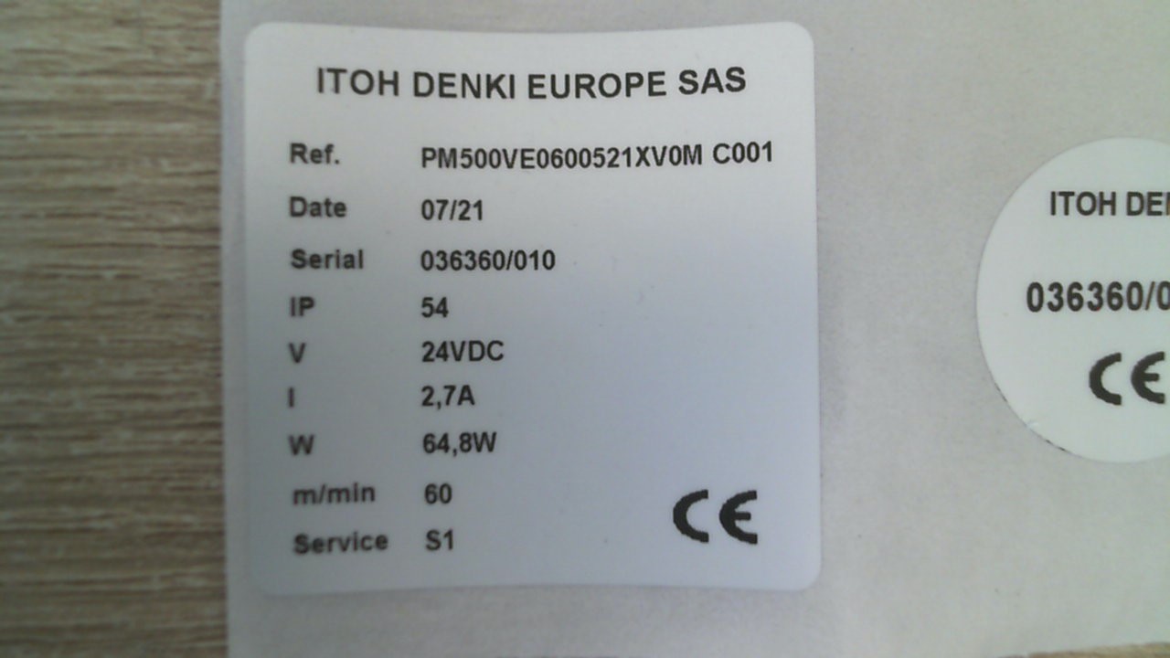 PM500VE0600521XV0MC001
