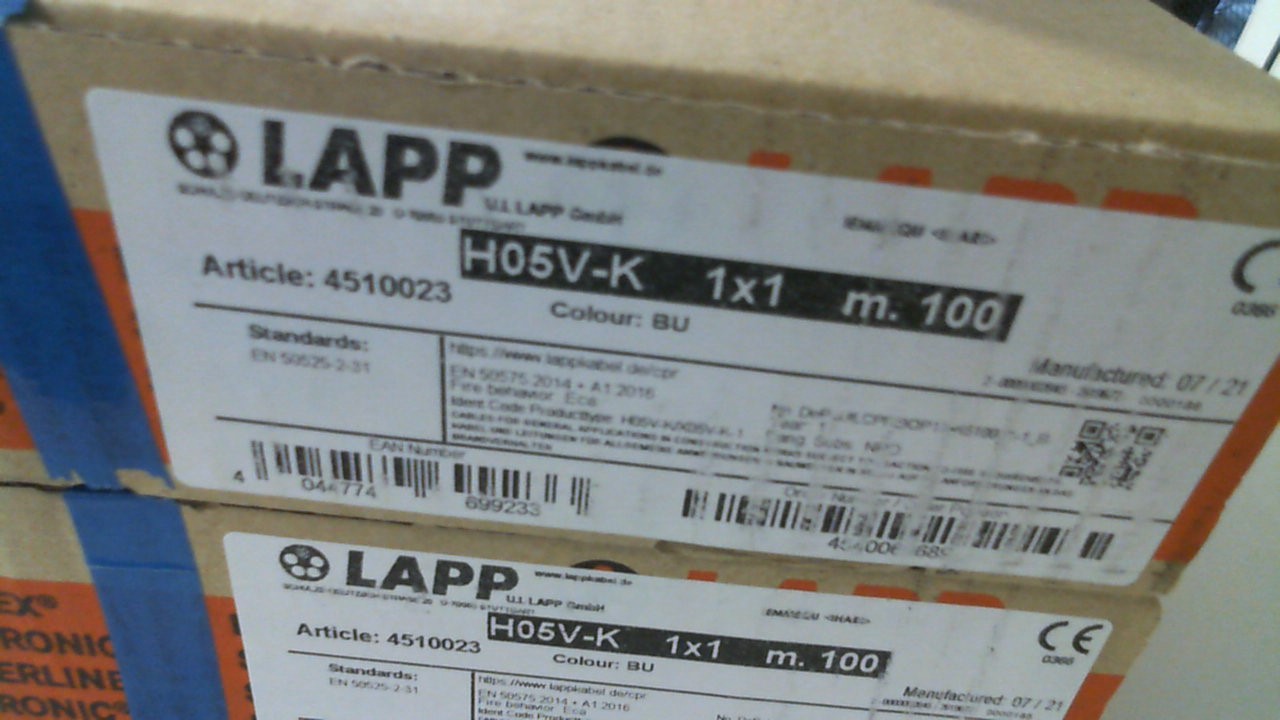 4510023 / H05V-K 1X1 BU