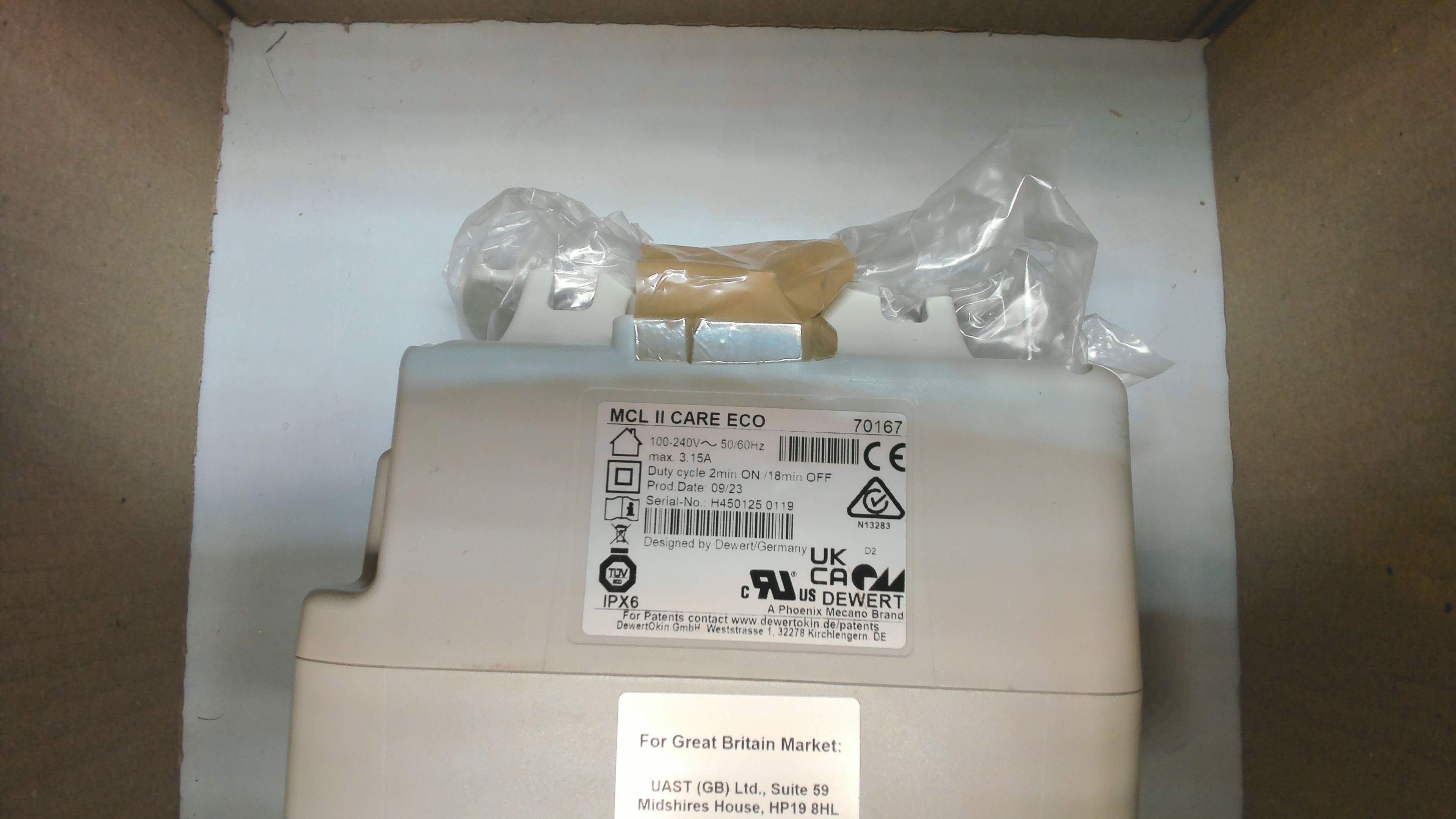 MCL2/IPS/GY/M4/100-240 / P.N 70167
