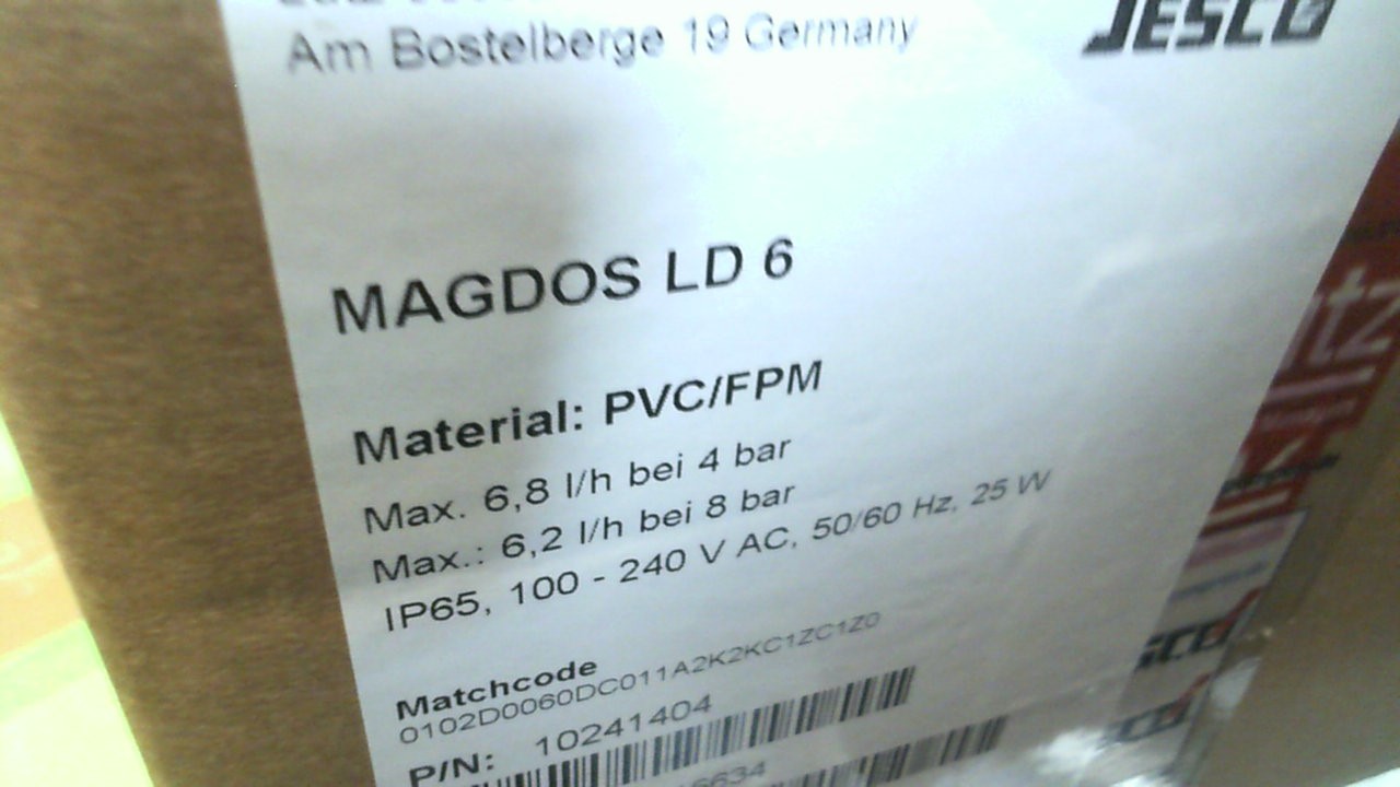 10241404  MAGDOS LD 6 PVC/FPM