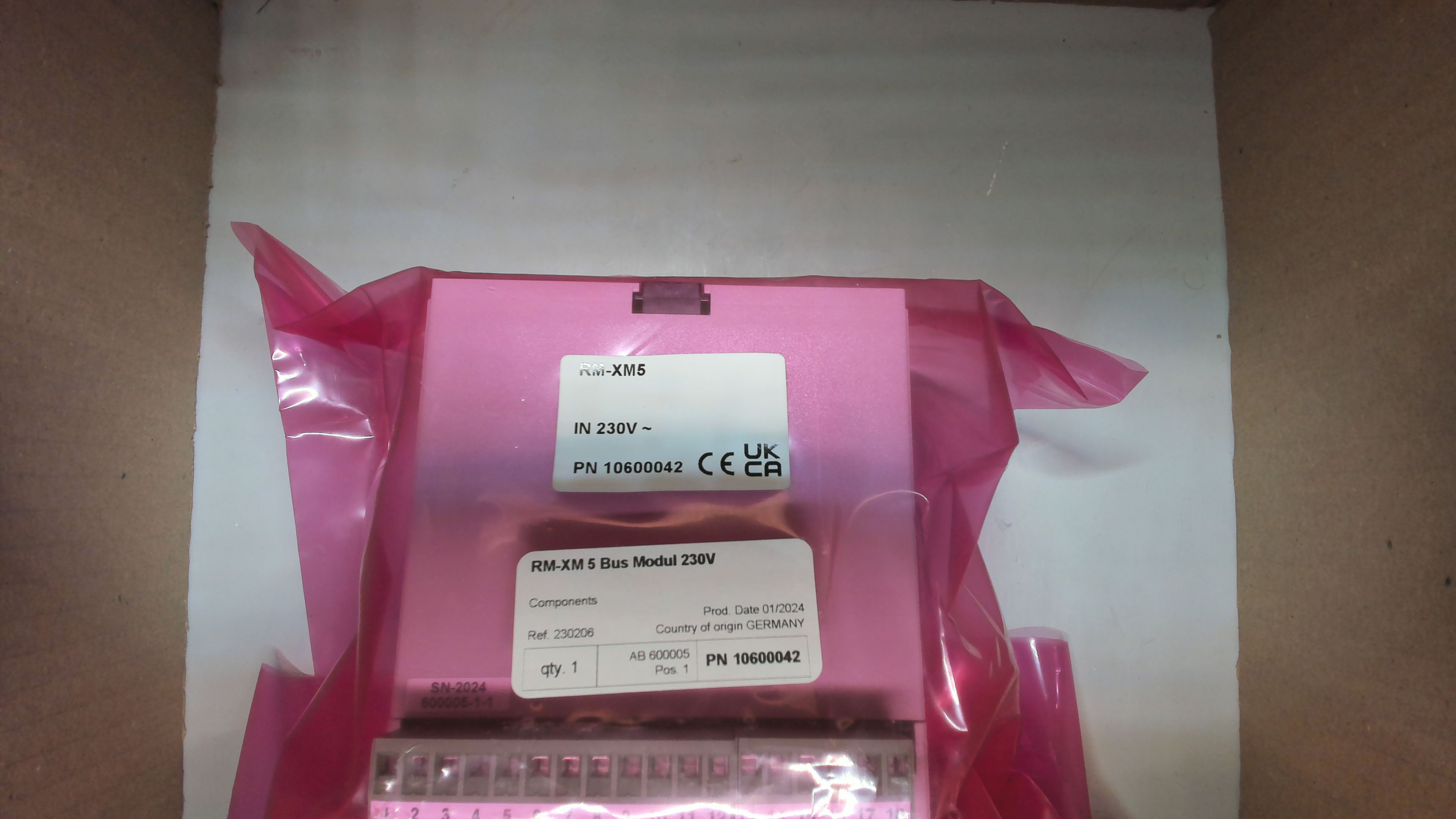 RM-XM 5 Bus Modul 230V
