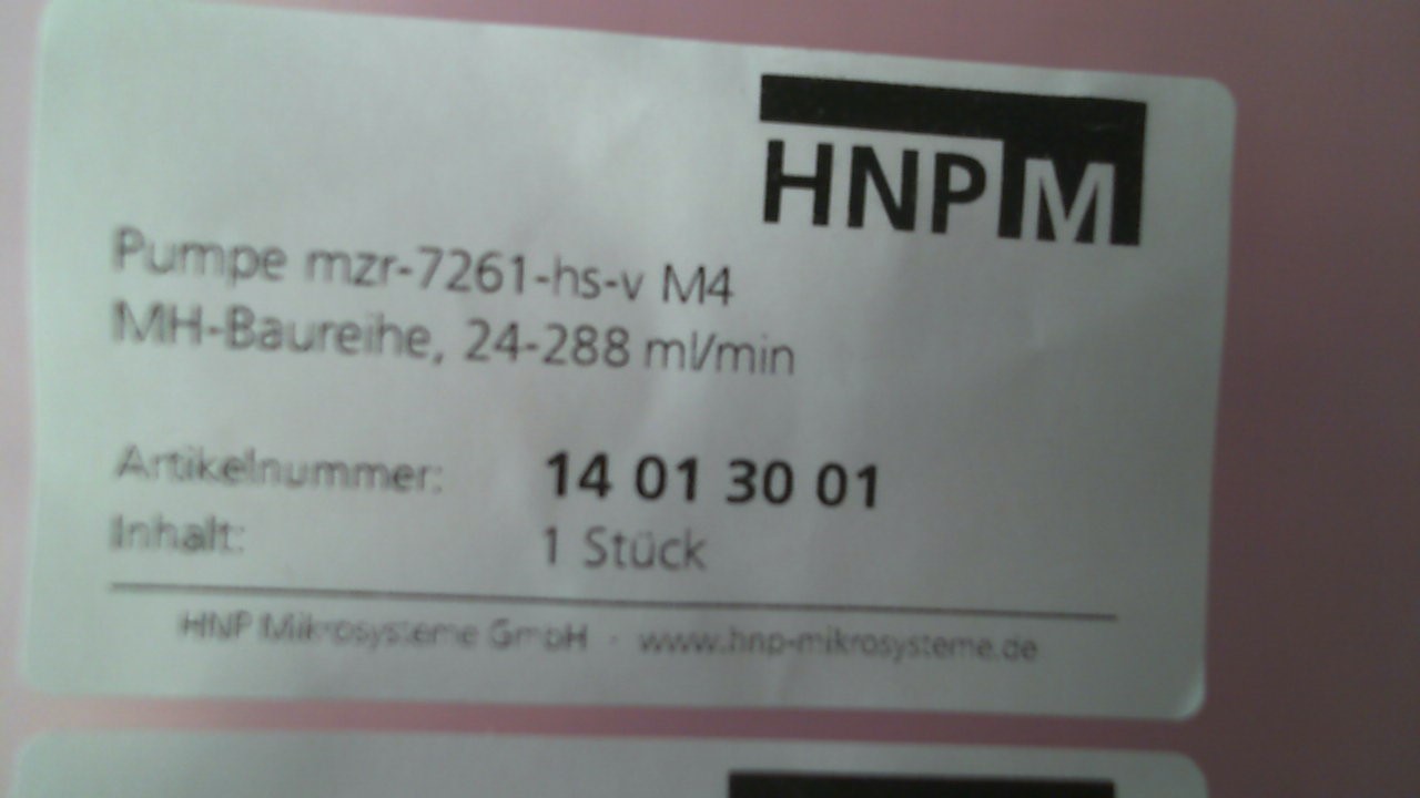 p/n: 14013001, type: MZR-7261-hs-v M4