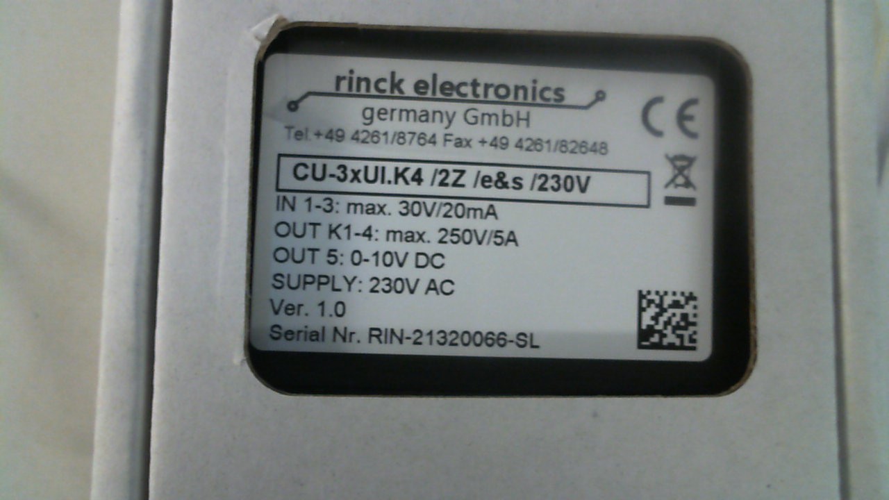 CU-3xUI.K4/2Z/e&s/230V