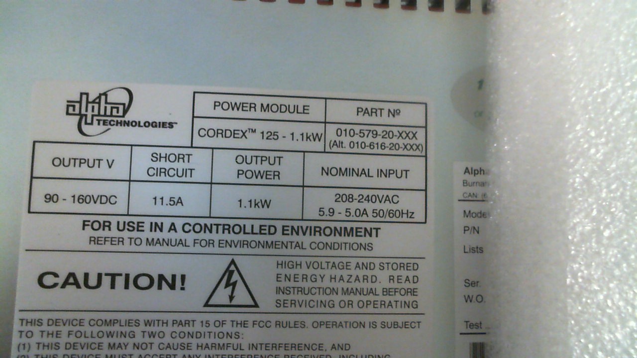 010-579-20-041 / CXRC 125-1.1kW