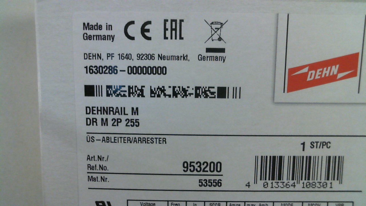 p/n: 953200 type: DRM2P255