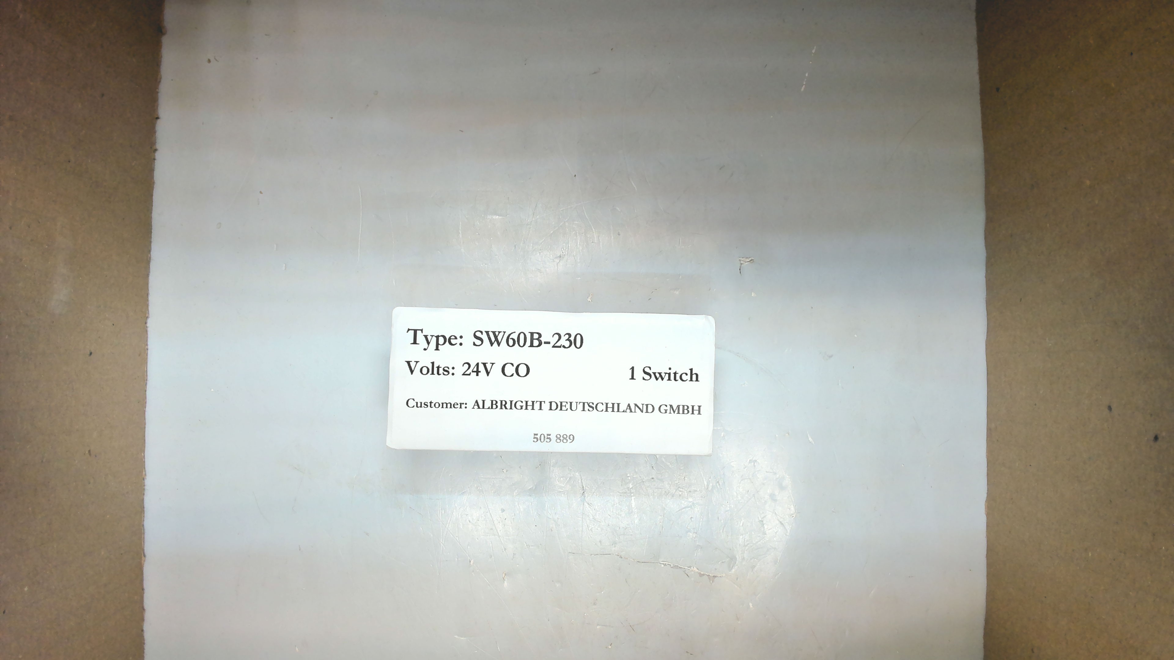 SW 60 B-230 24V CO