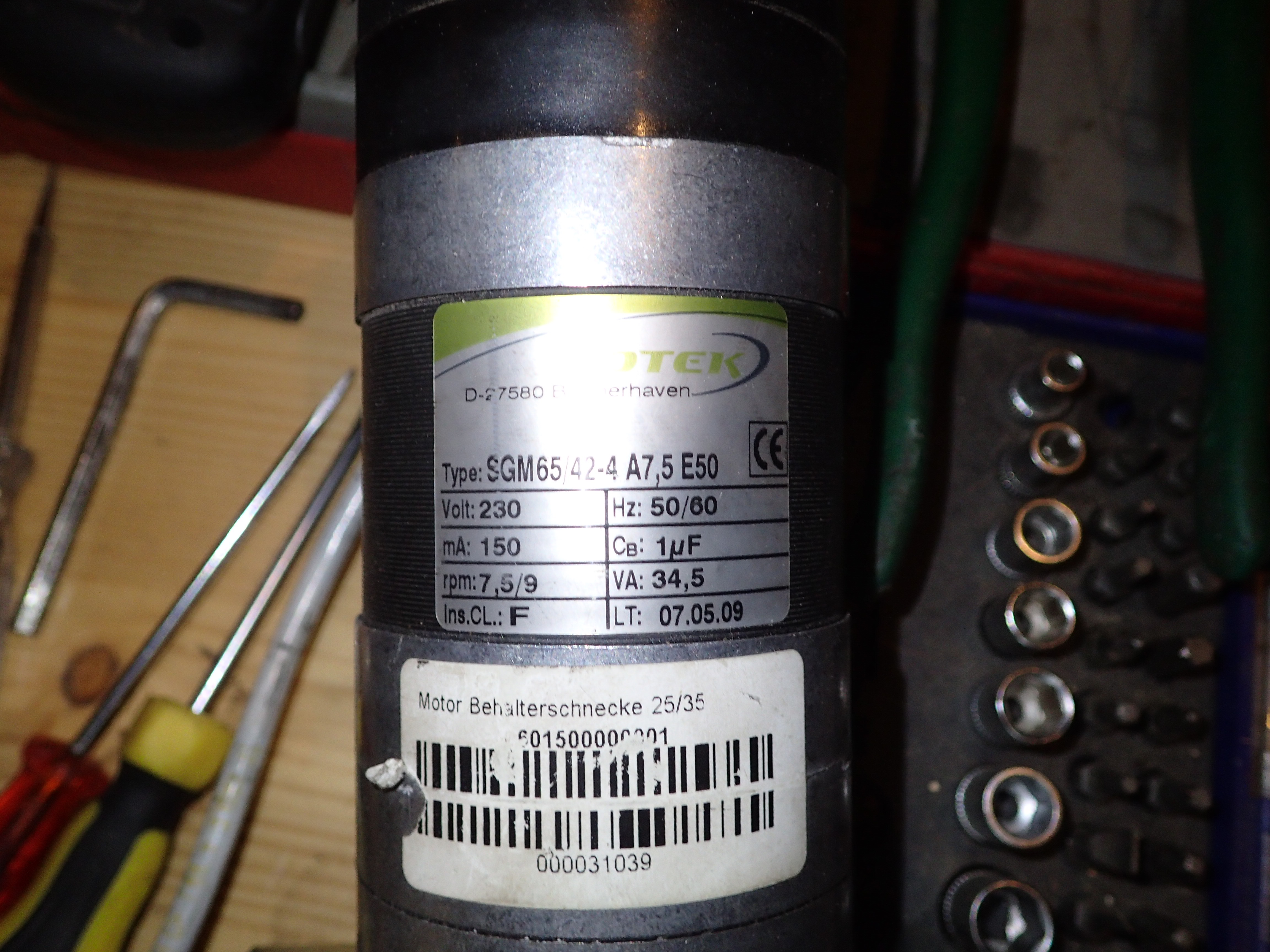 SGM 65/42 - 4  A7.5  E50 old code / new code ROBASE 44.2-G200.F-KS