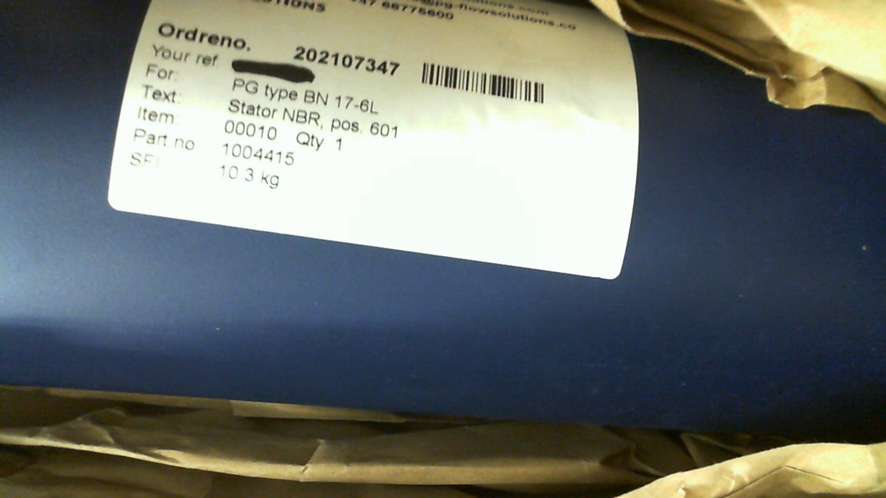 p/n: 1004415 , Stator NBR for type: BN 17-6L