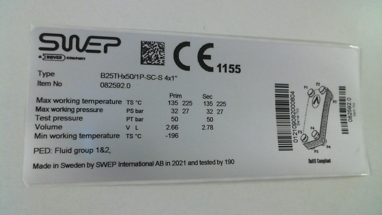 13845-050 (B25THx50/1P-SC-S 4x1"(45)