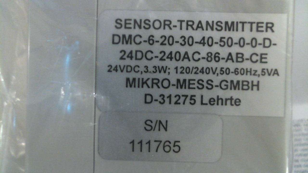 p/n: 50265, type: DMC-6-20-30-40-50-0-0-D-24DC-240AC-86-AB-CE