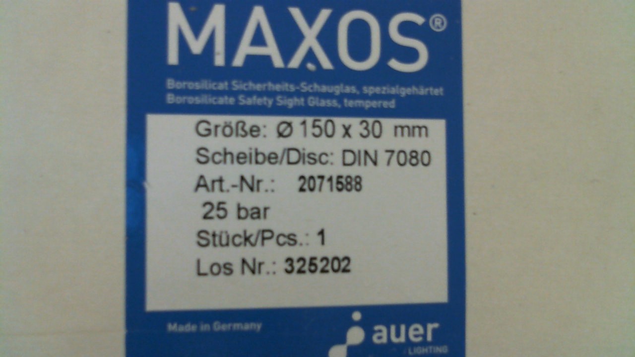 Type: DIN 7080 150x30mm