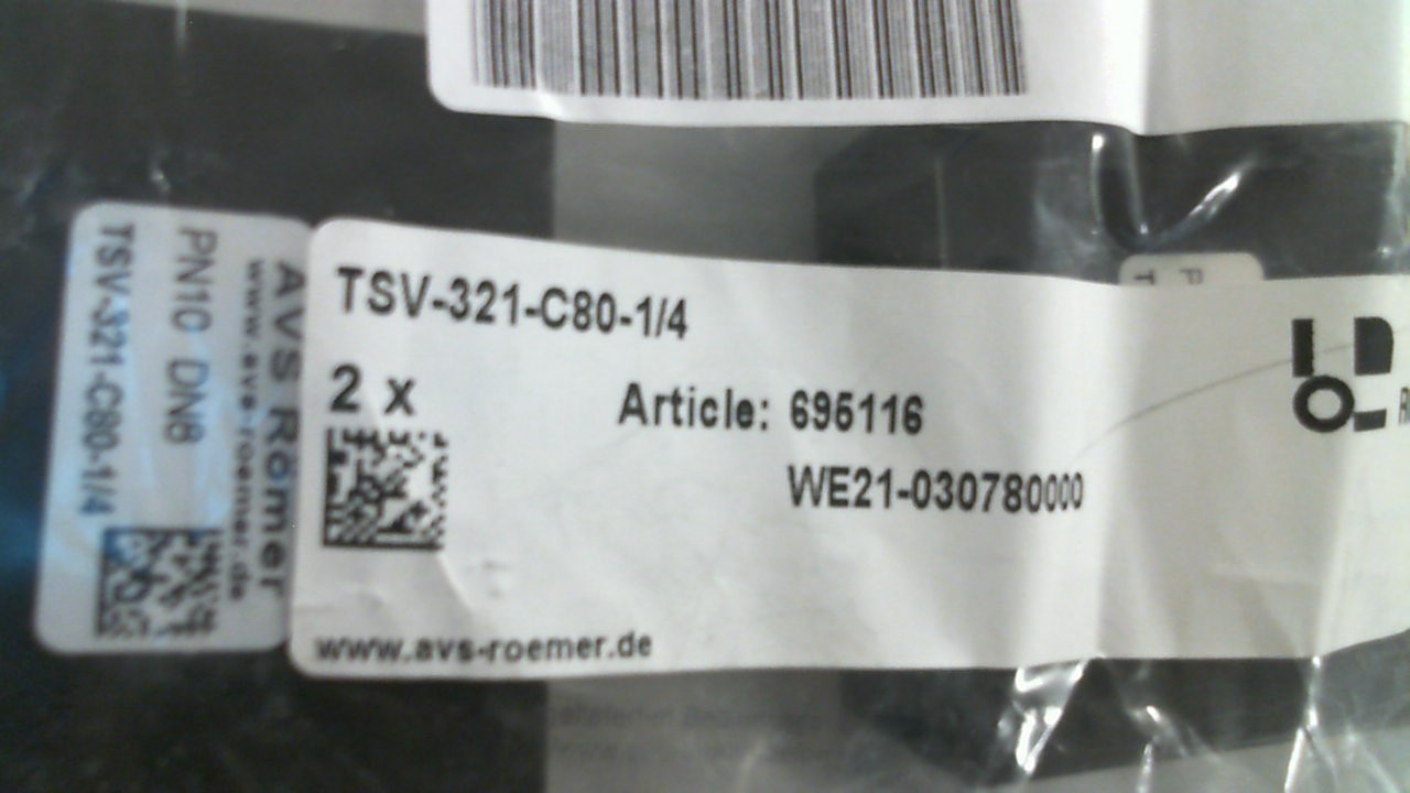 TSV-321-C80-1/4