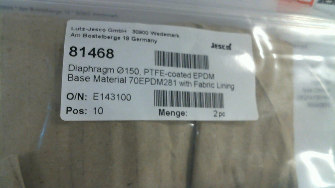 MEMBRANE D150    Ø150
