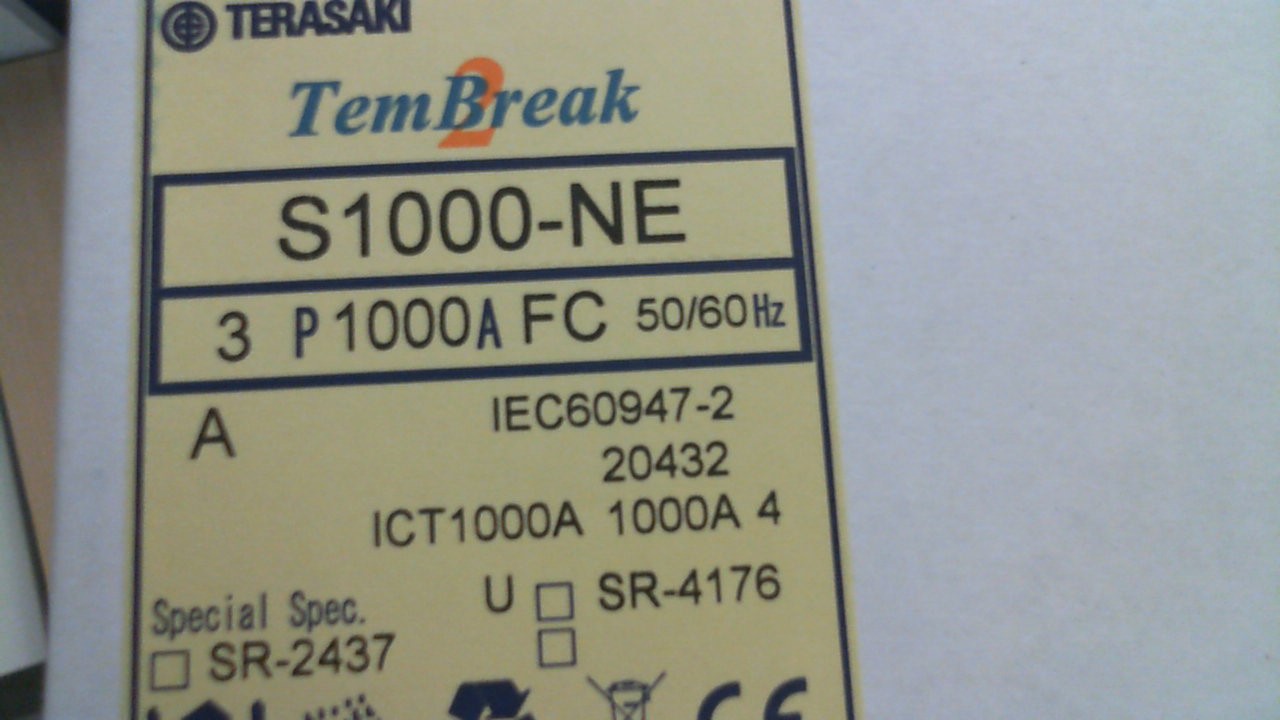 S1000-NE 3P 1000A FC Icu 70kA