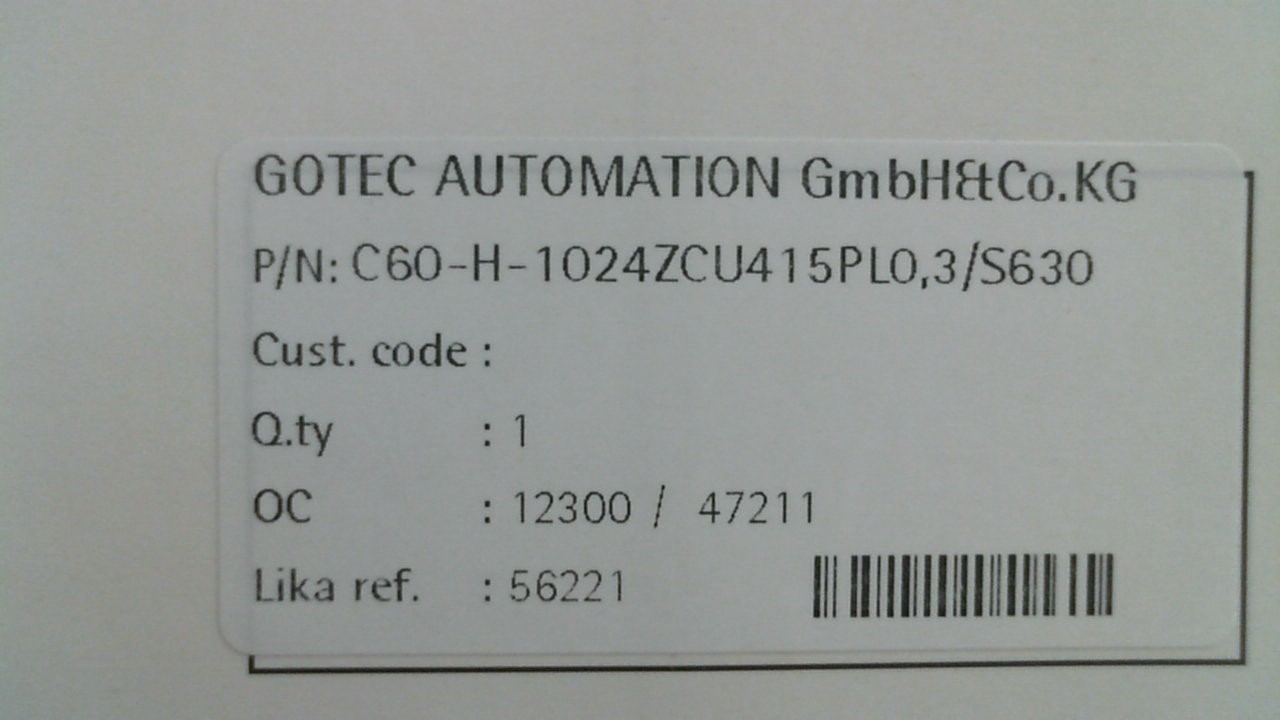 C60-H-1024ZCU415PL0,3/S630
