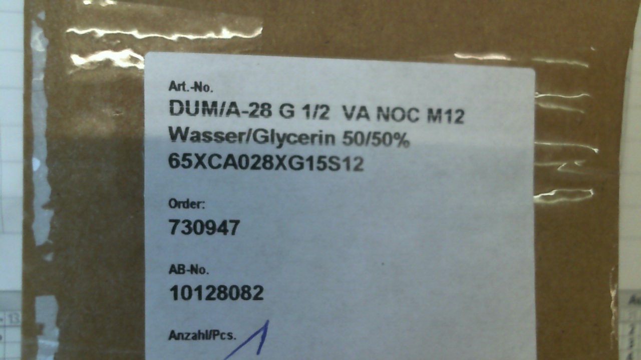 DUM/A-28 G 1/2" (65XCA028XG15S12 )
