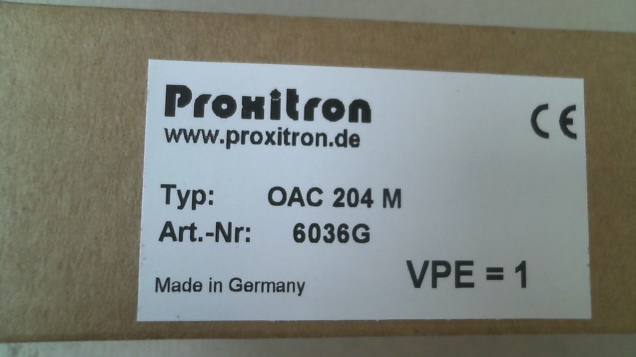 6036G / OAC 204 M