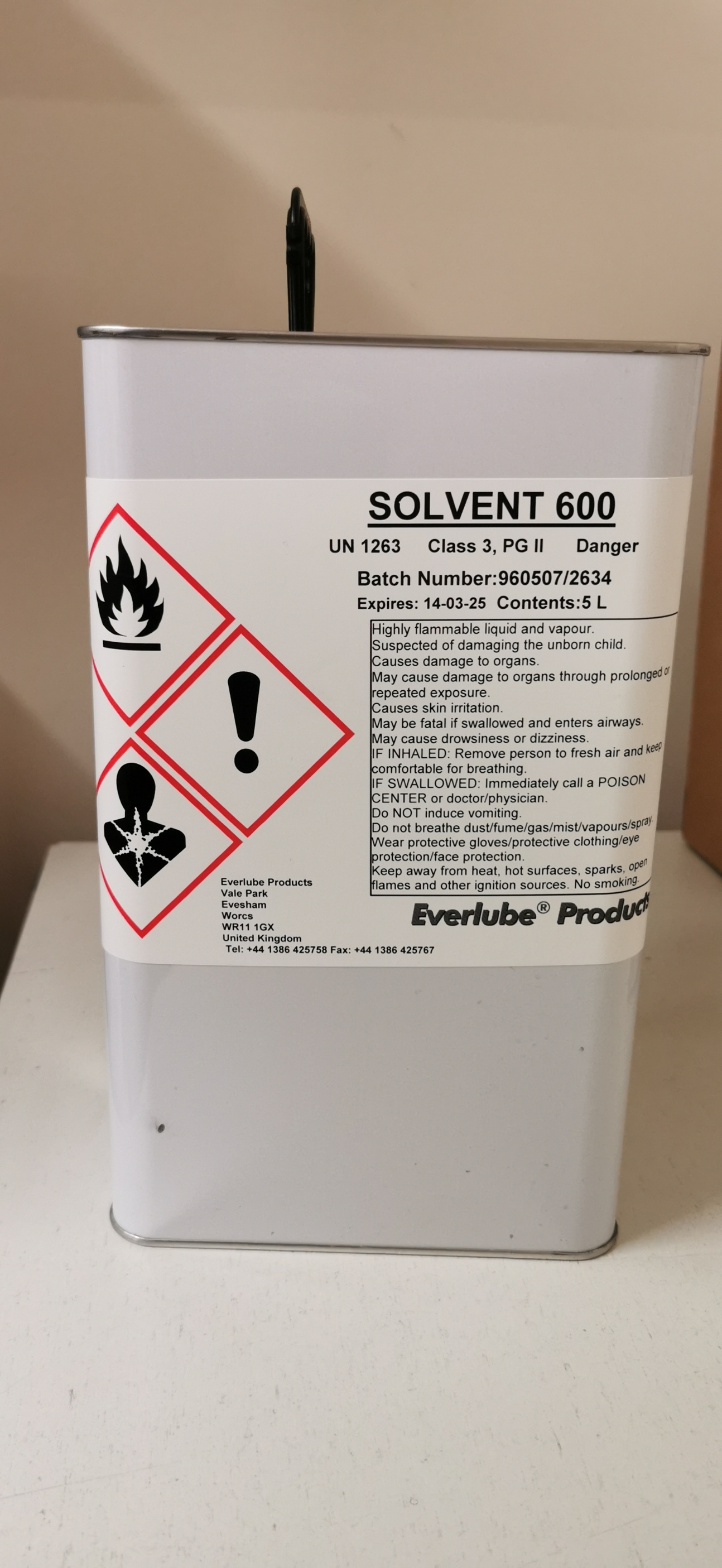 Solvent 600 (5ltr)