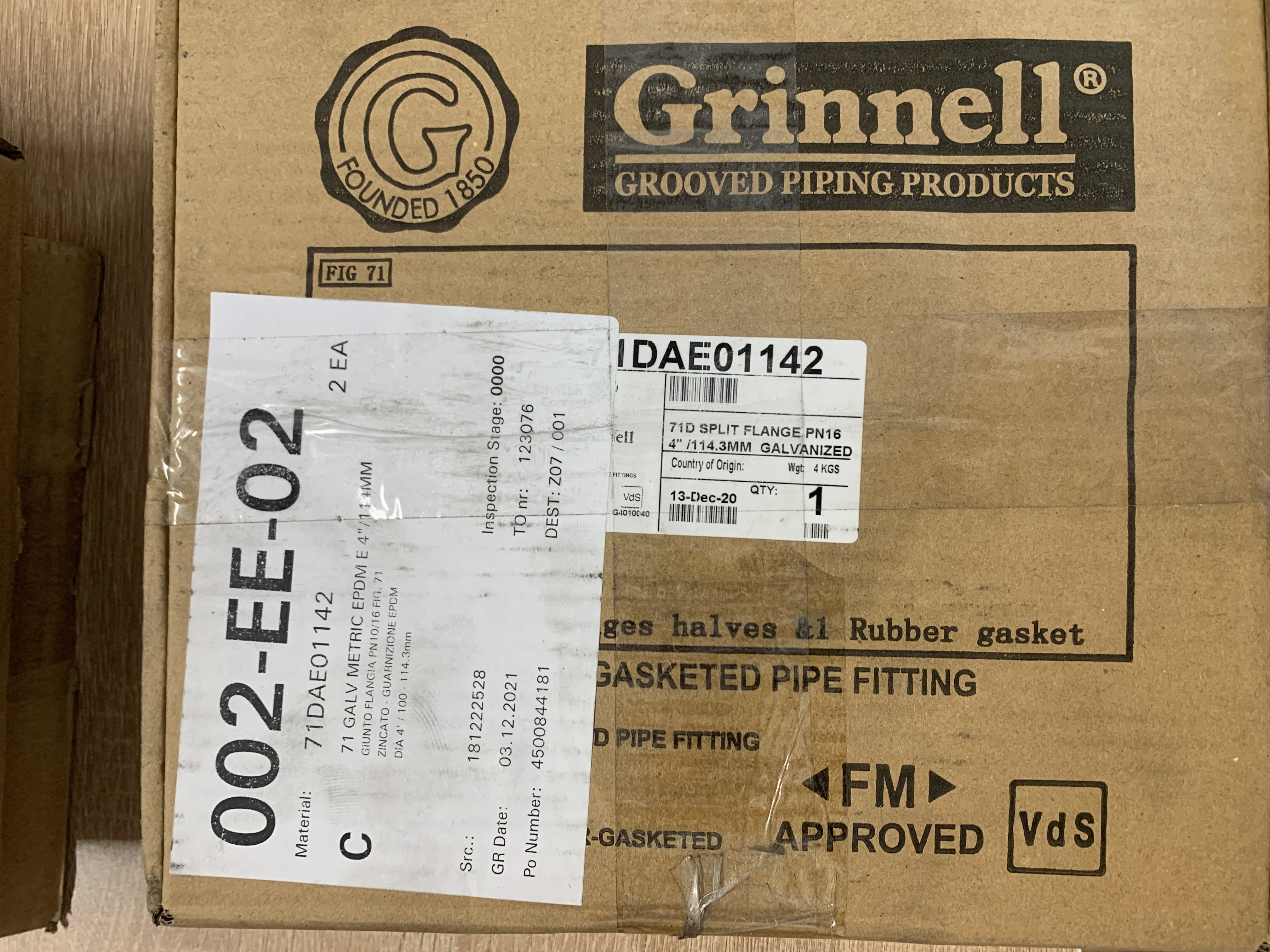 PN 10/16 FIG.71 4" 7280001317