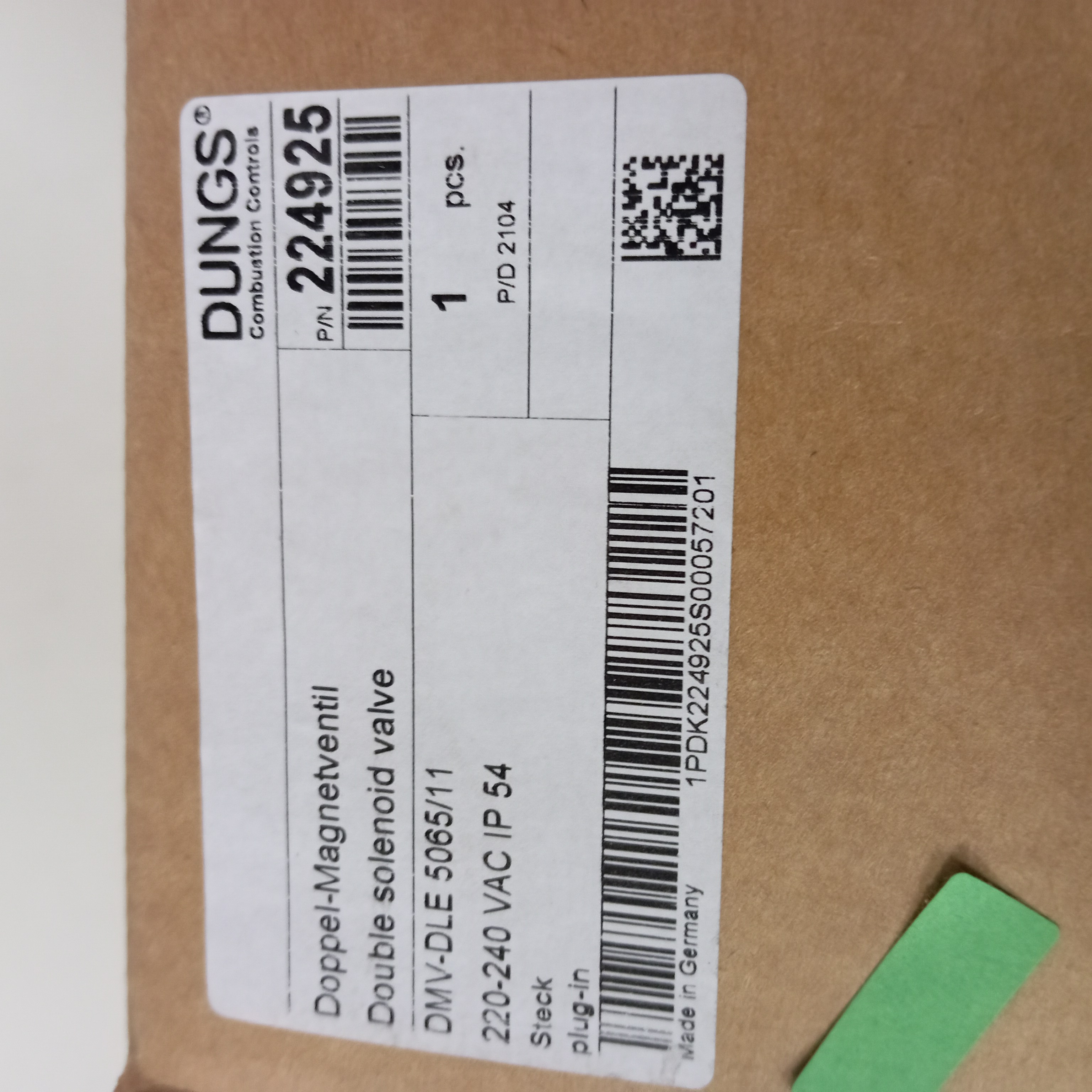 P/N: 224925, Type: DMV-DLE 5065/11