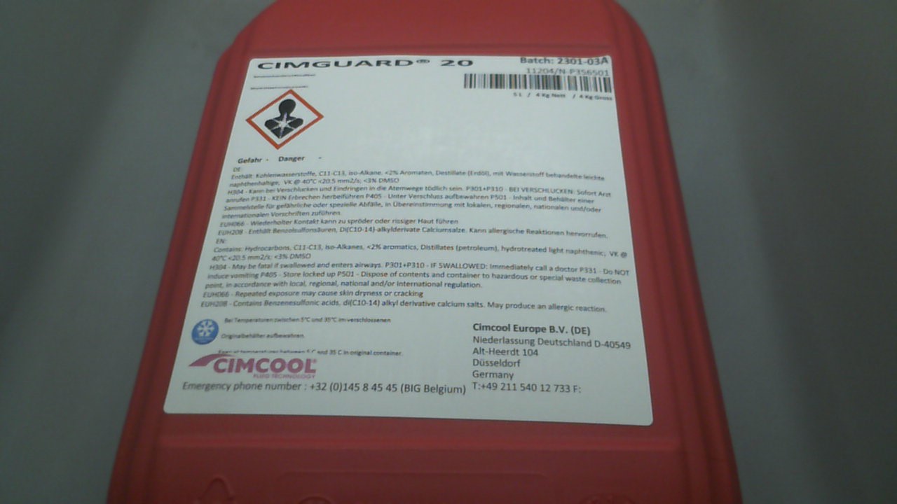 Cimguard 20 (5L container)