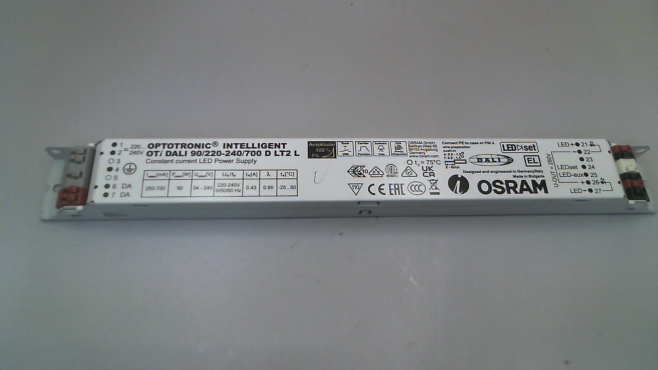 P/N: OS-4052899494244, Type: OTI DALI 90/220-240/700D LT2L VS20