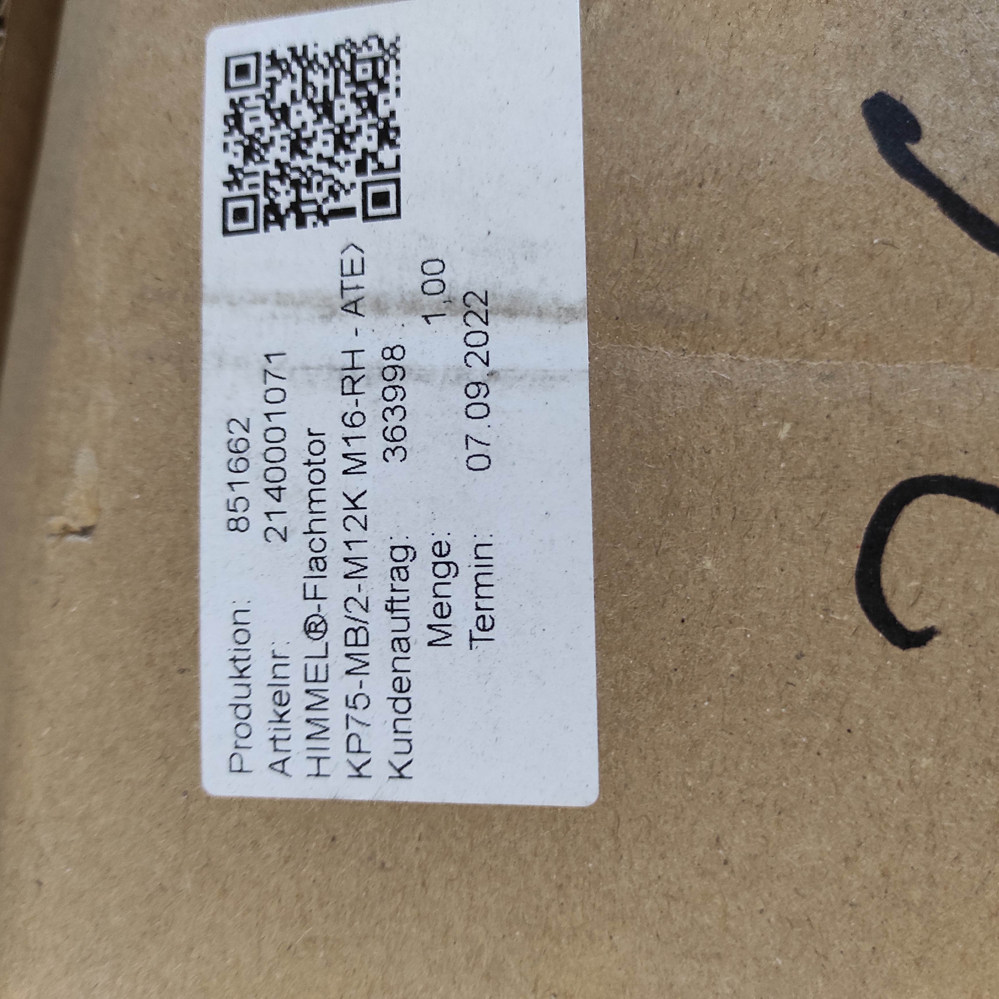 KP75-MB/2-M12K M16-RH - ATEX /  P-87249/1 / 2140001071