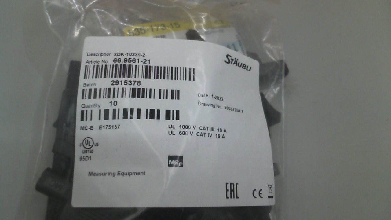 P/N: 66.9561-21,Type: XDK-1033/I-2