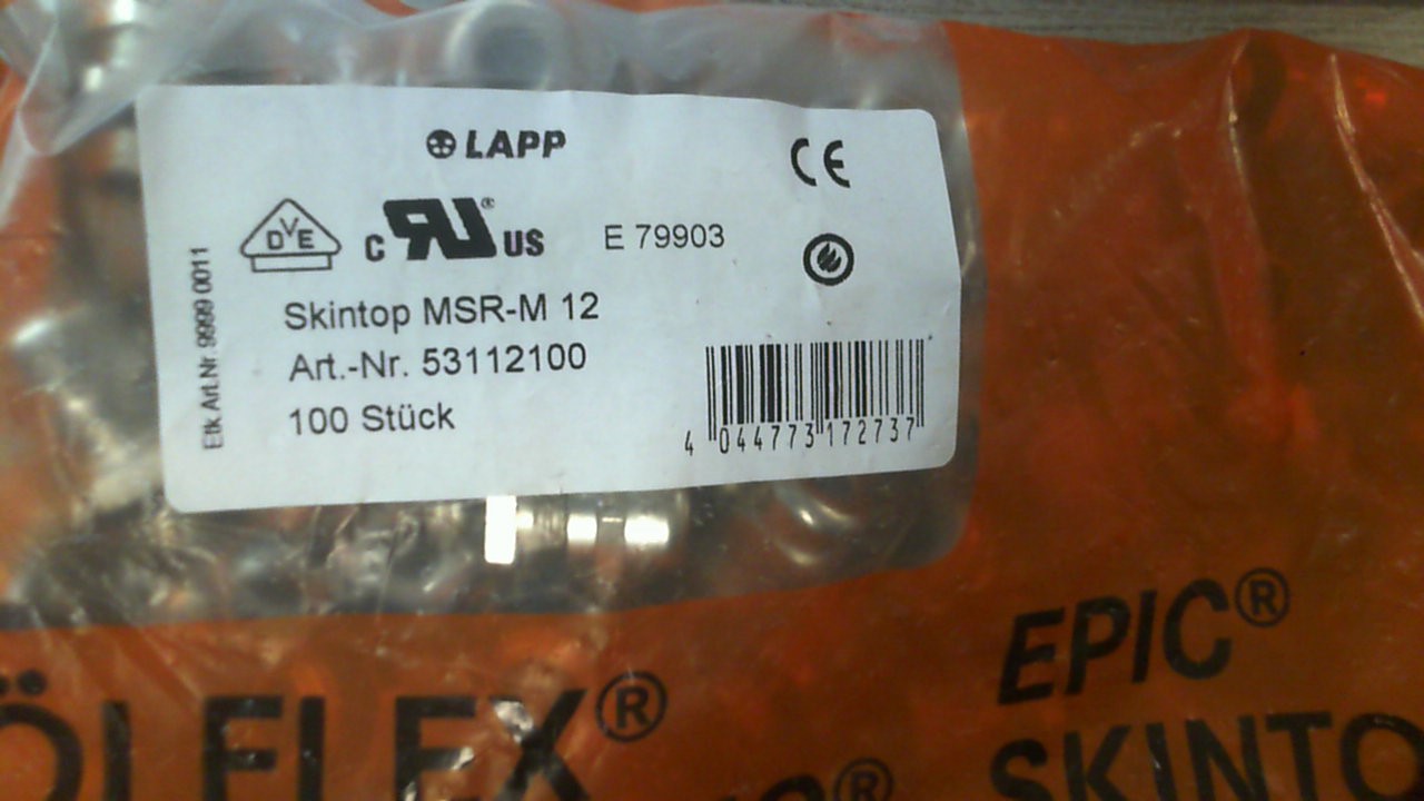 P/N: 53112100, Type: MSR-M
