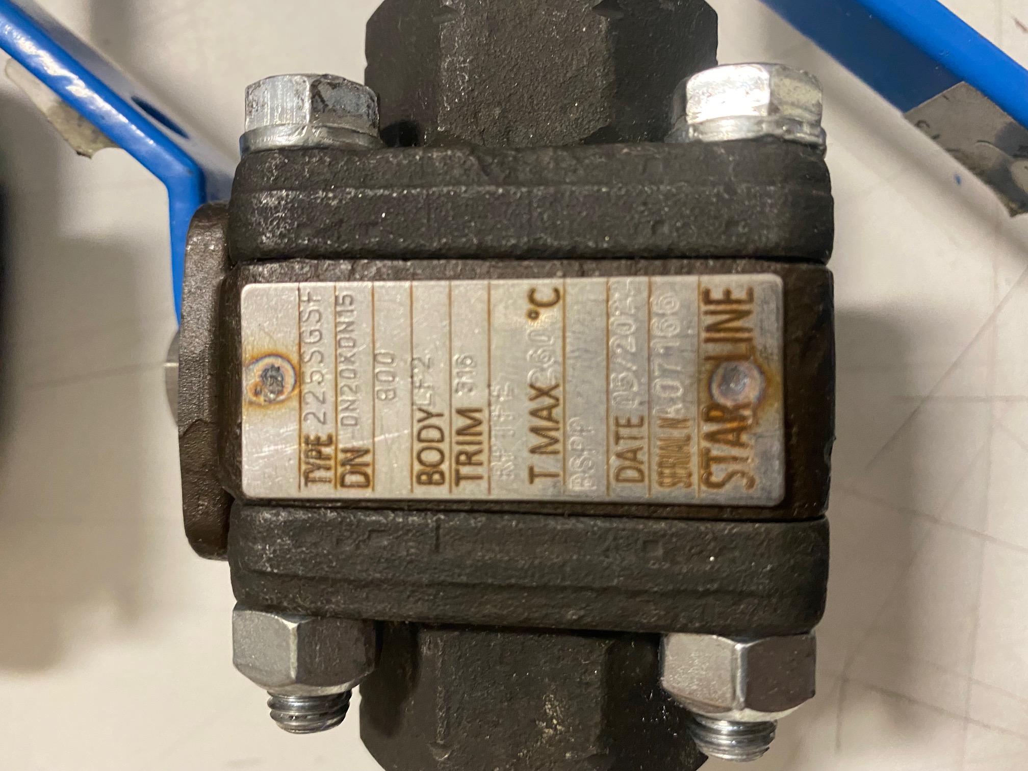 225 SGS F DN20 X DN15
