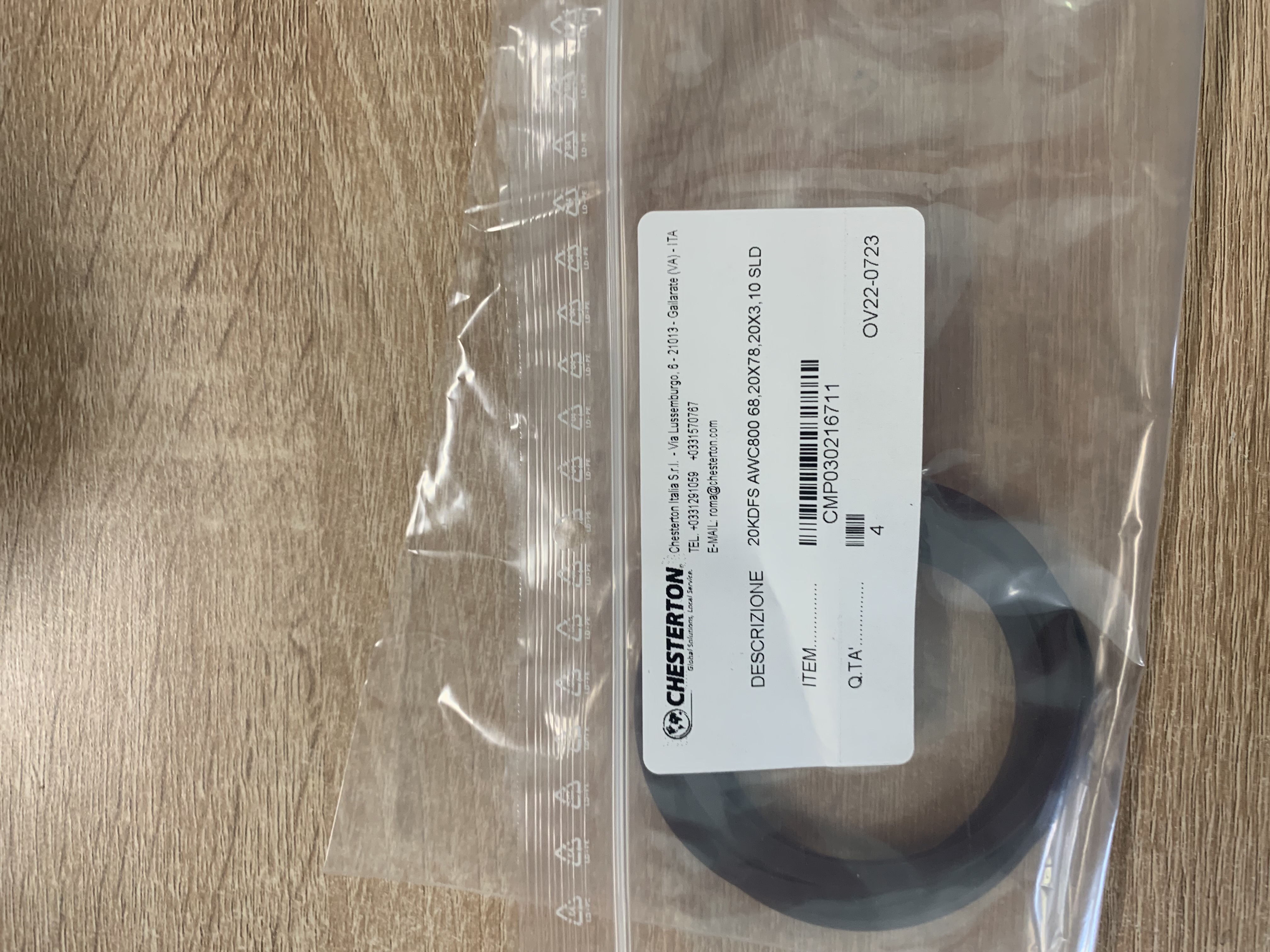 20KDFS in AWC 800 DIM.: 68,20 x 78,20 x 3,10 GH