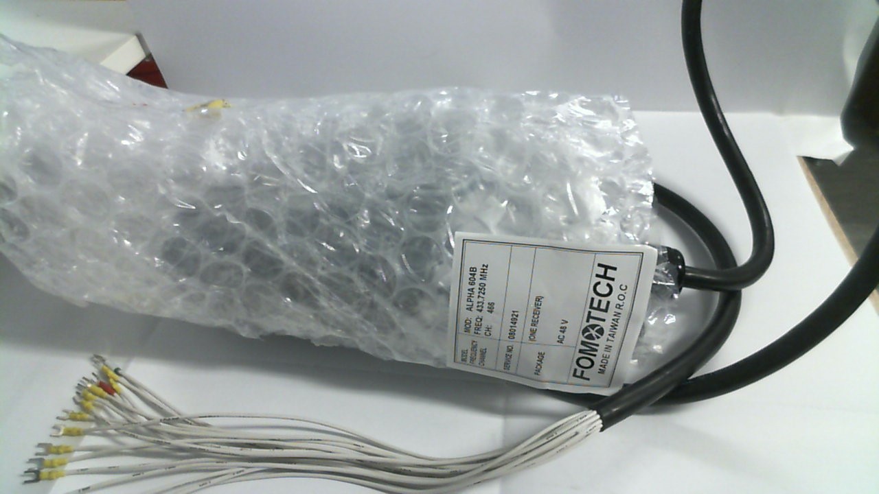 Receiver for Alpha 604 B