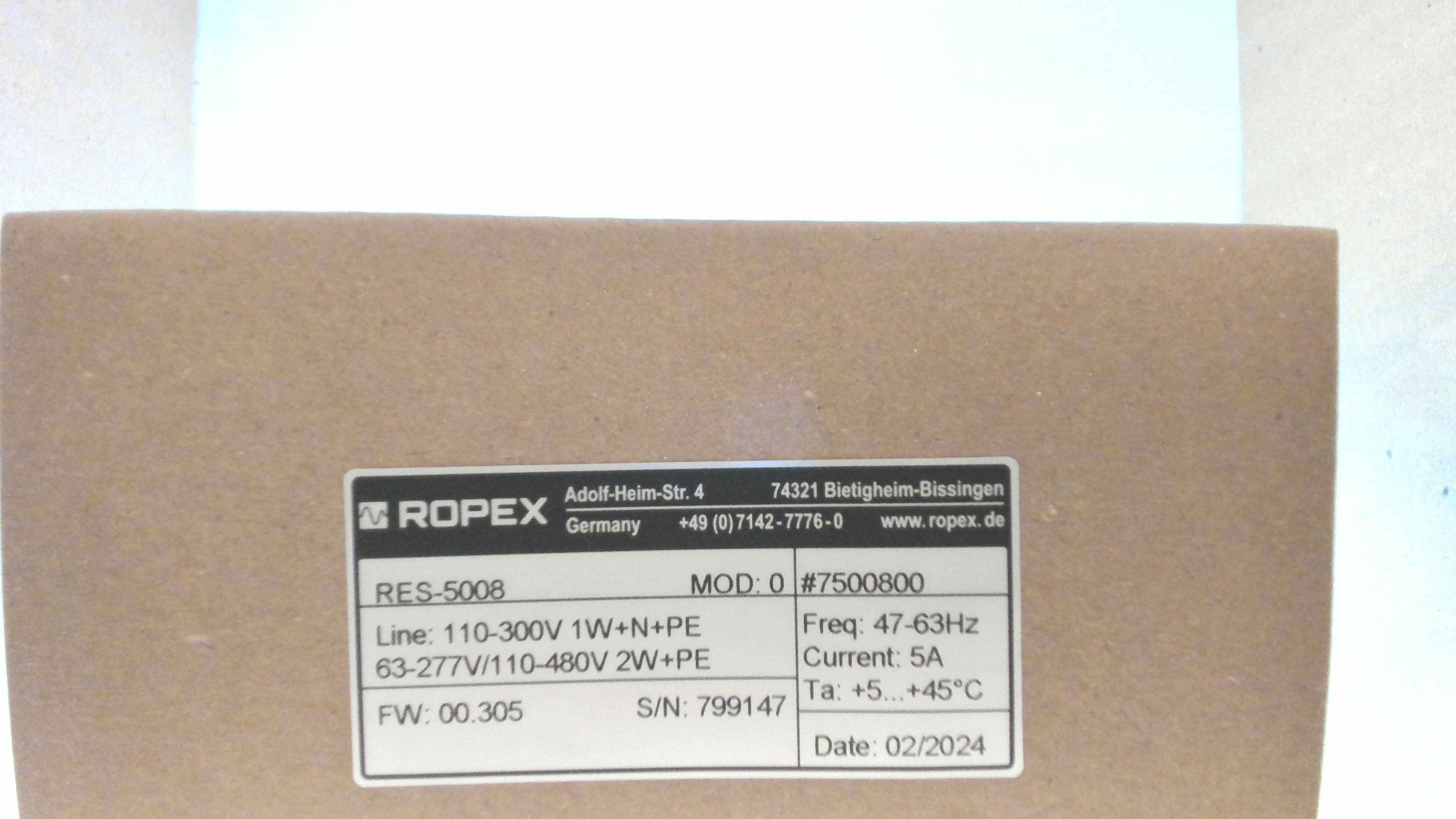 7500800  RES-5008
