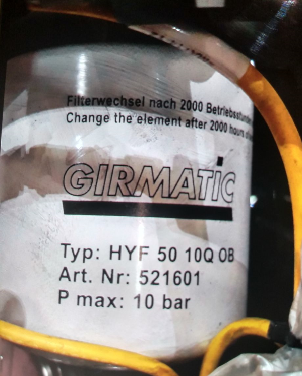 P/N: 521601 Type: HYF 50 10Q OB