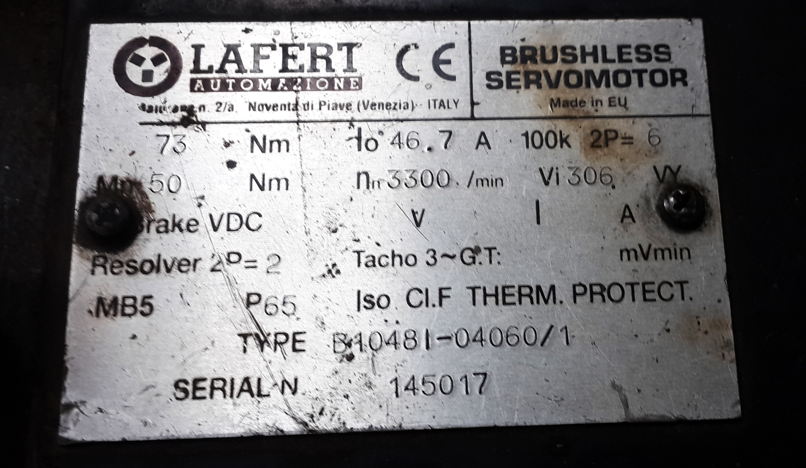 TYPE:B10481-04060 