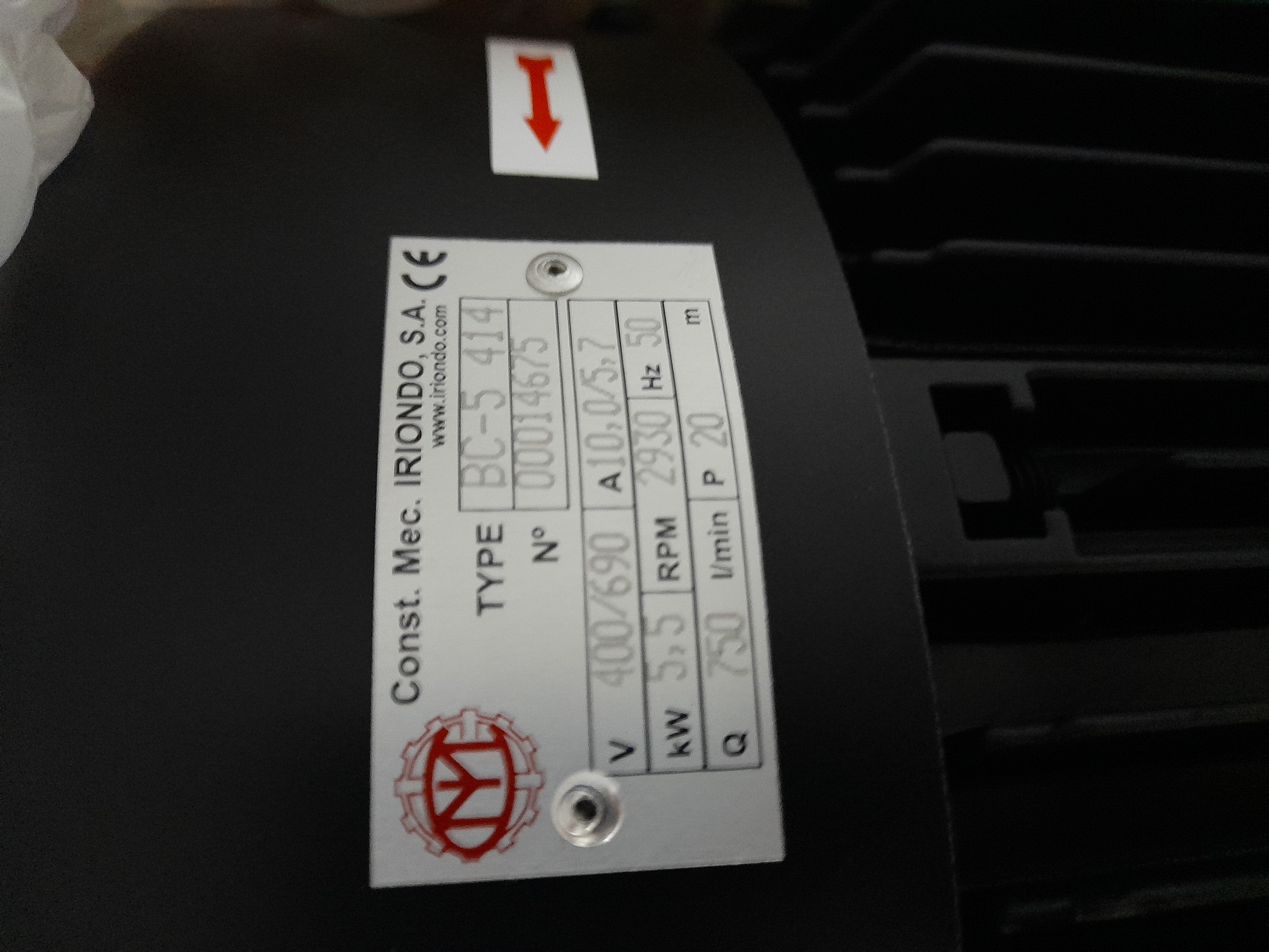BC-5 414 mm.