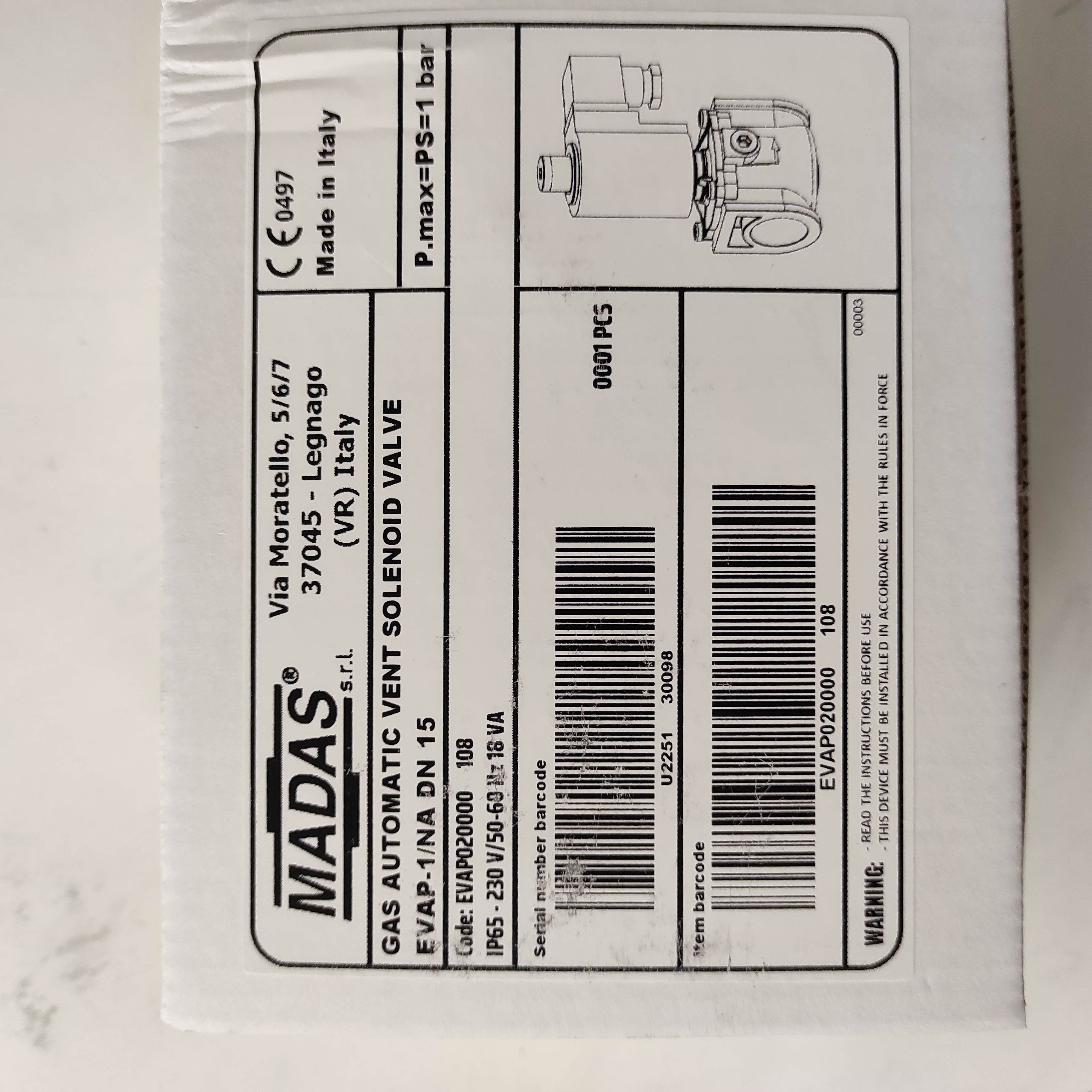 EVAP020000 108 (EVAP/N.A)