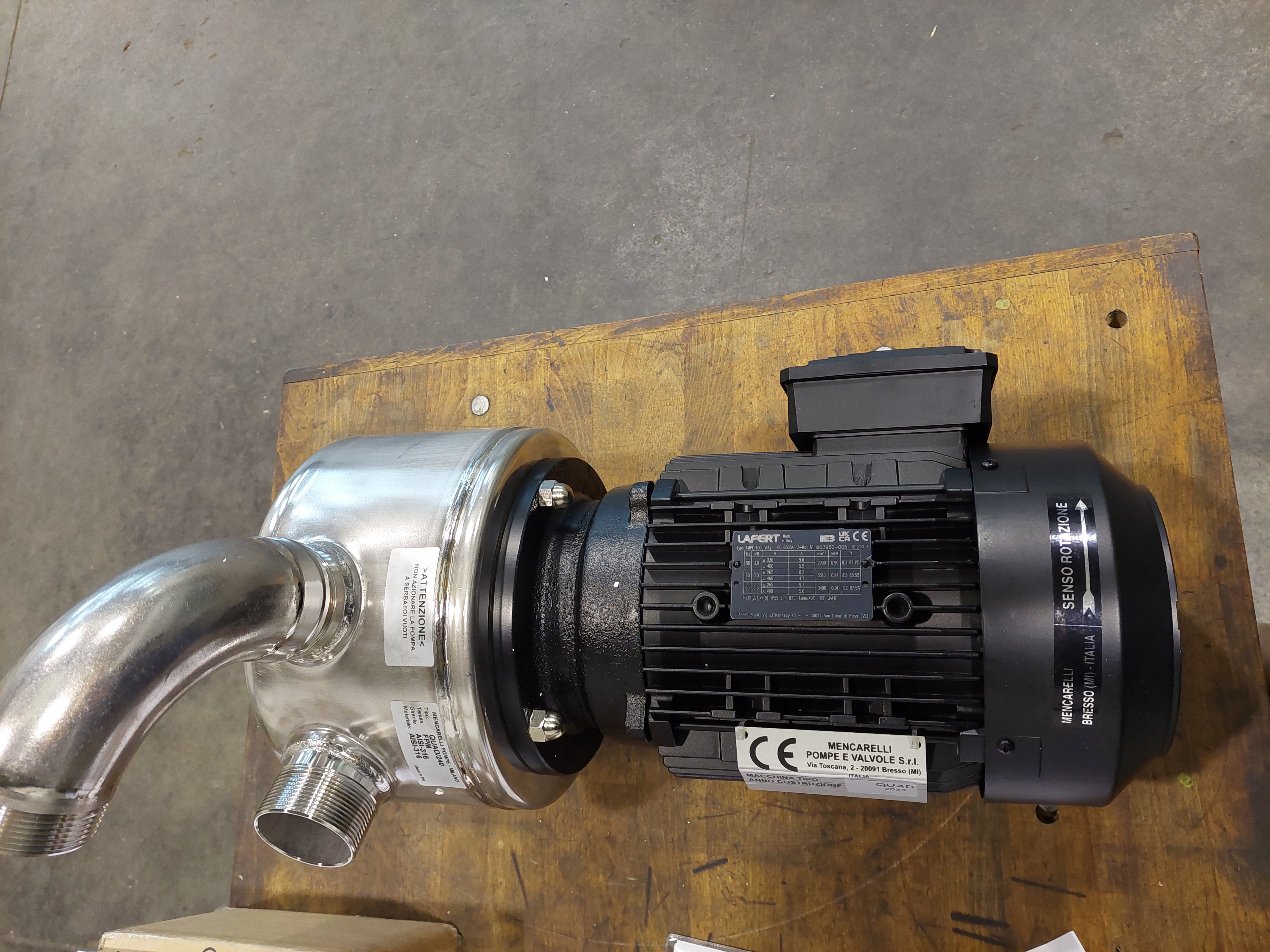 521 QUAD-240  AISI-316  FPM