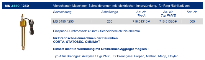 MS 3450/250-PMY