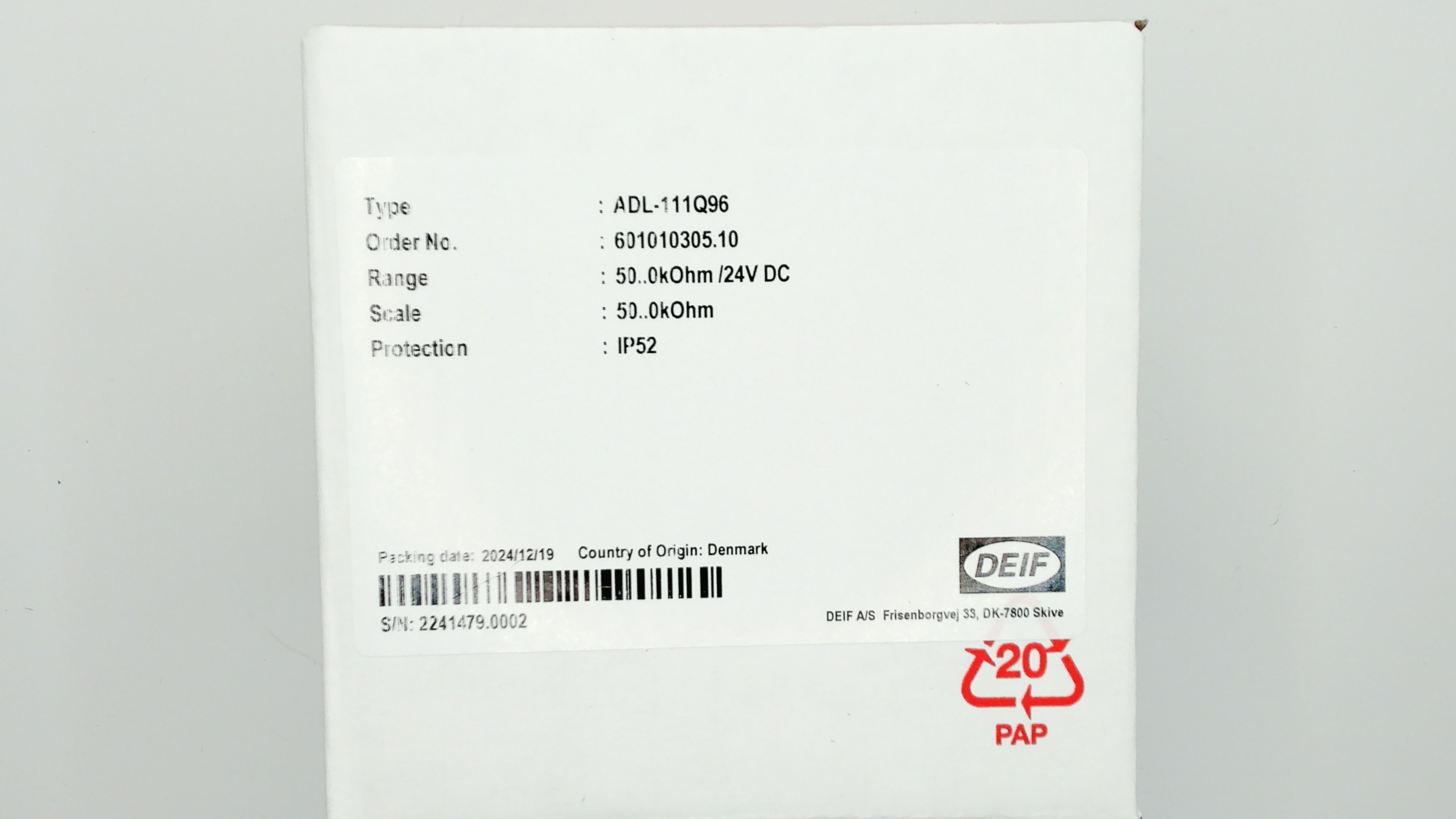 2911750110 01 / ADL-111Q96