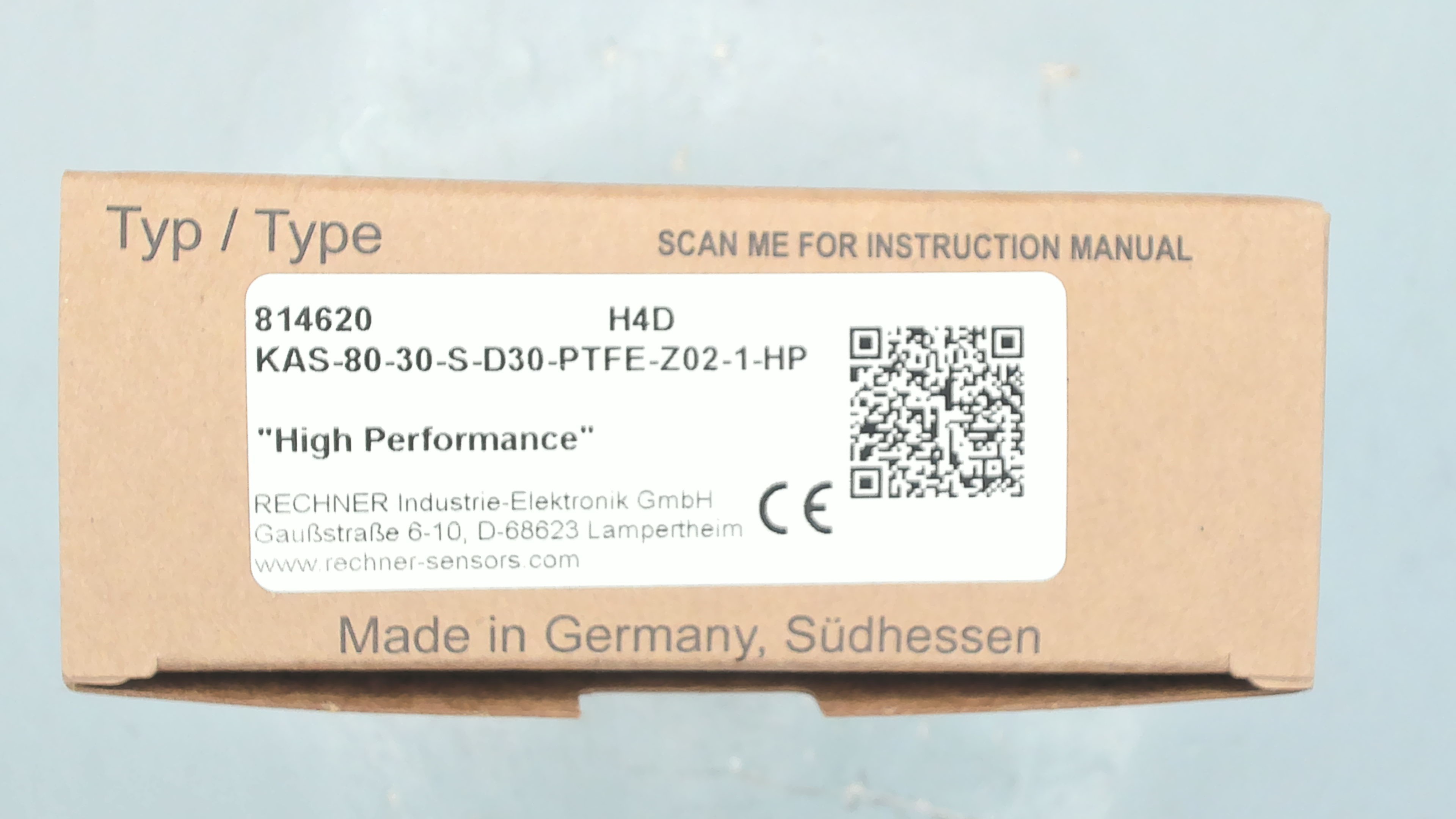 814620 / KAS-80-30-S-D30-PTFE-Z02-1-HP