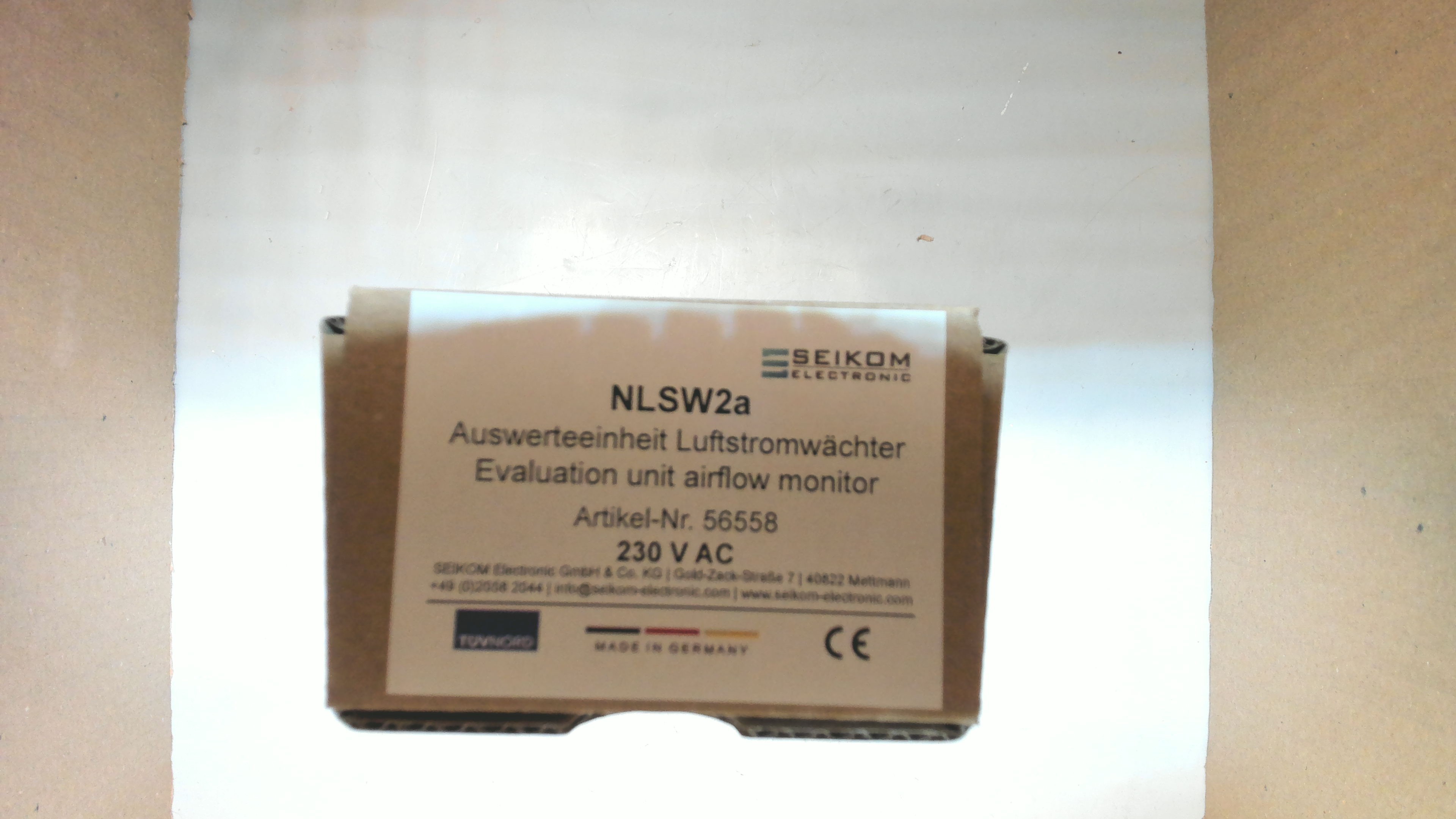 P/N: 56558, Type: NLSW2a 230 V AC