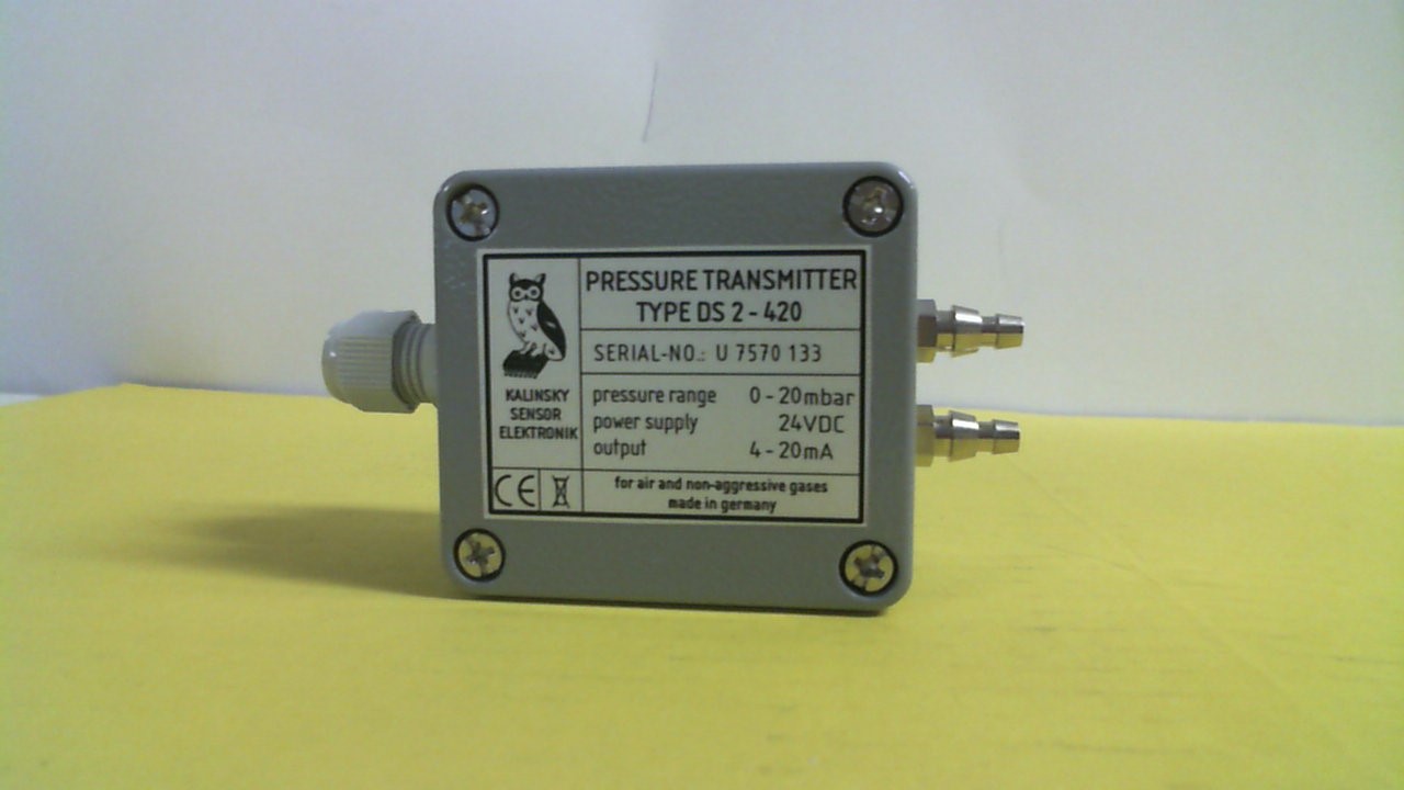 DS2-420   0...- +20 mbar