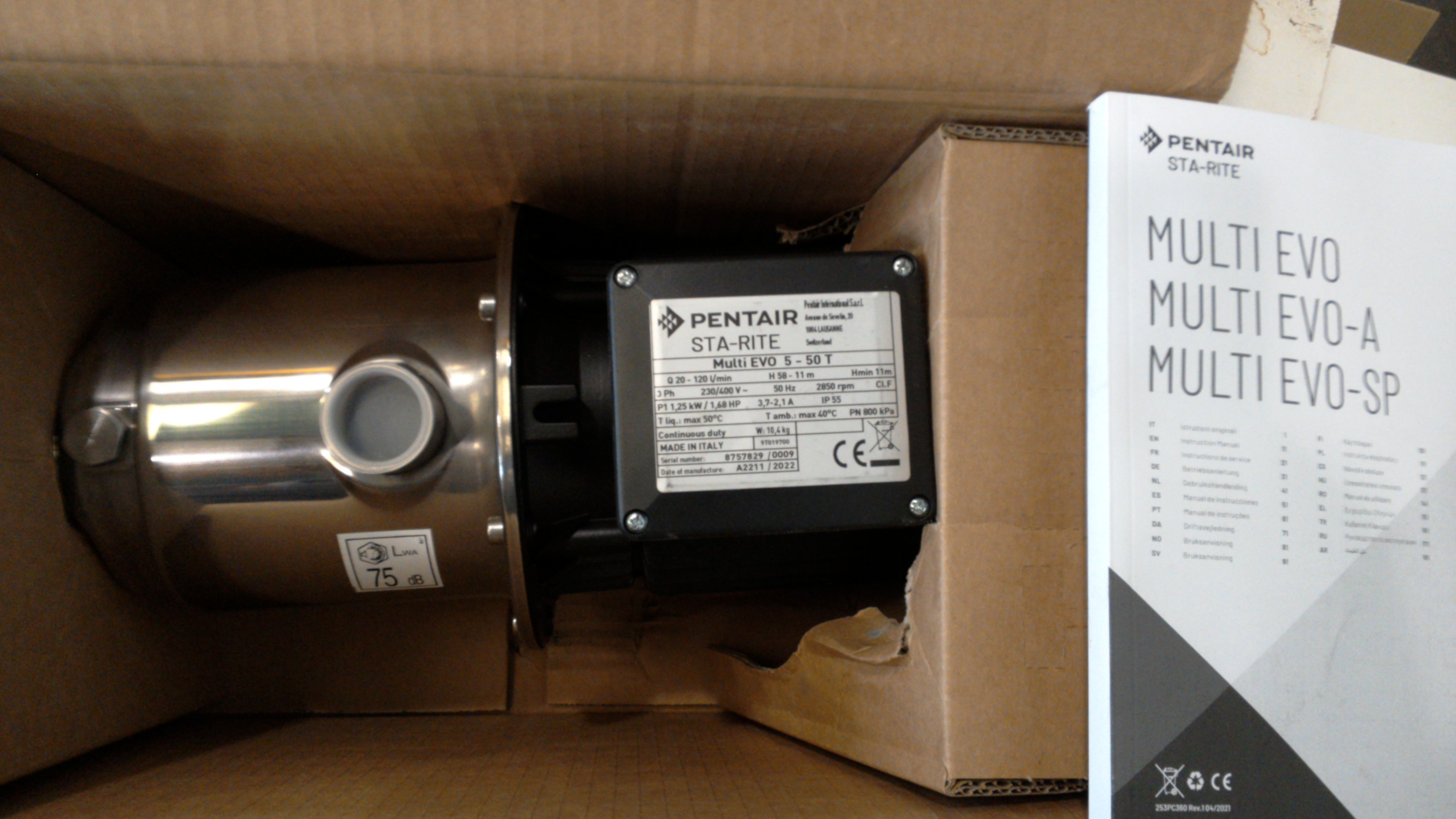 Multi EVO 5-50 T 230/400V-50Hz
