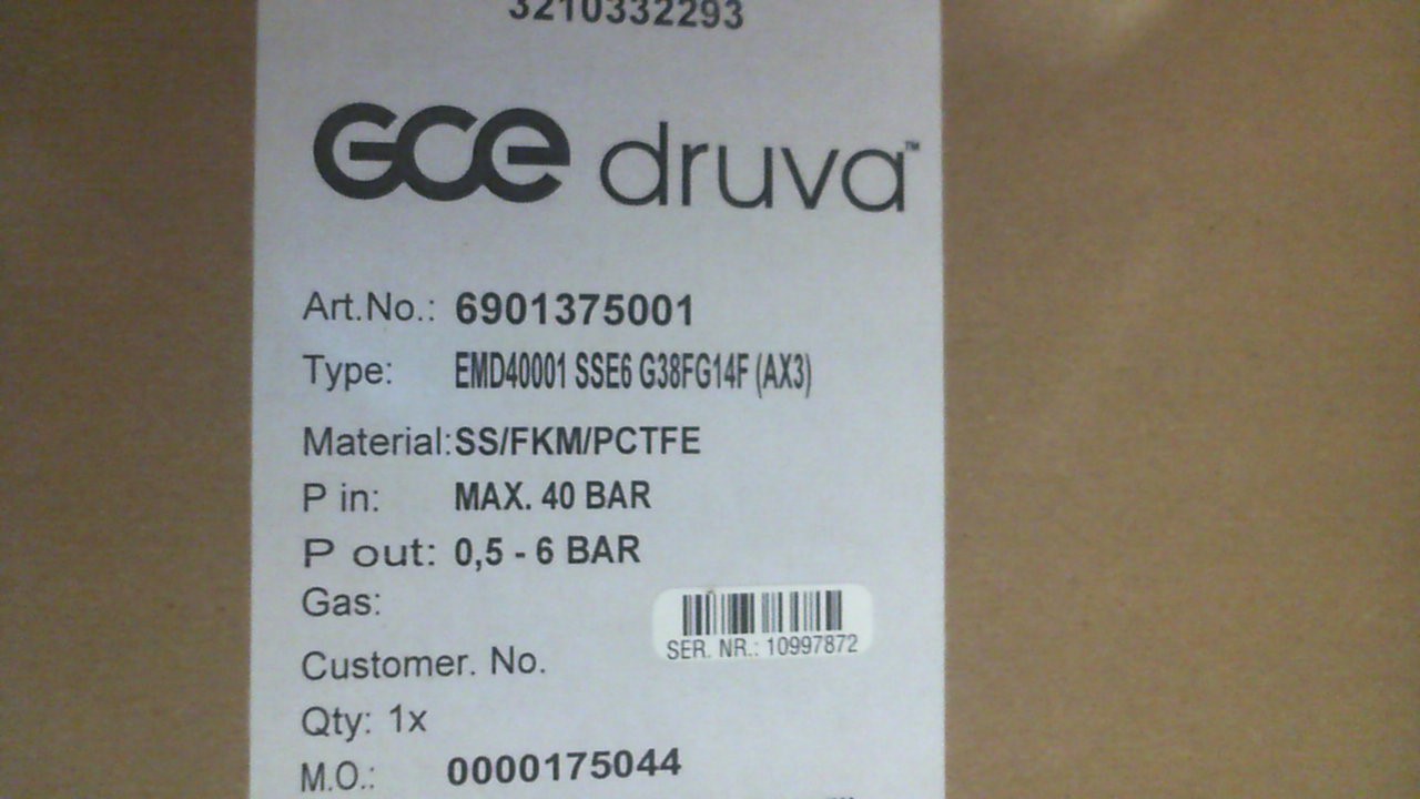 p/n: 6901375001 type: EMD40001 SSE4 G38FG14F