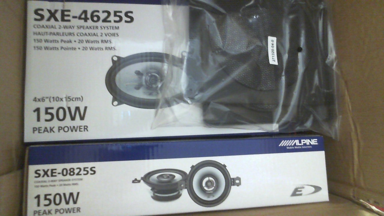 Alpine Lautsprecher Set vorne + hinten passend für VW Golf 2 II 1983-1992 Komplett 500 Watt