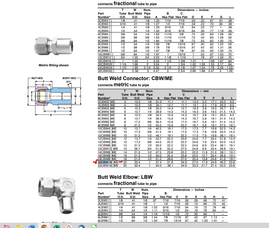 22CBW16-316/MME