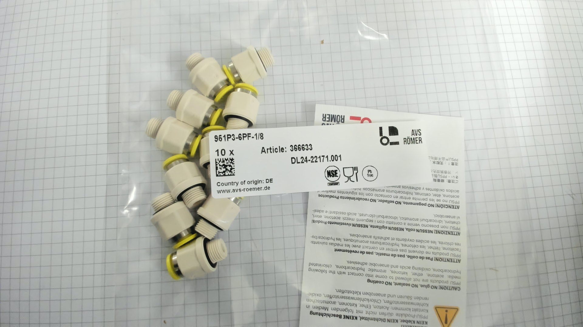 951P3-6PF-1/8
